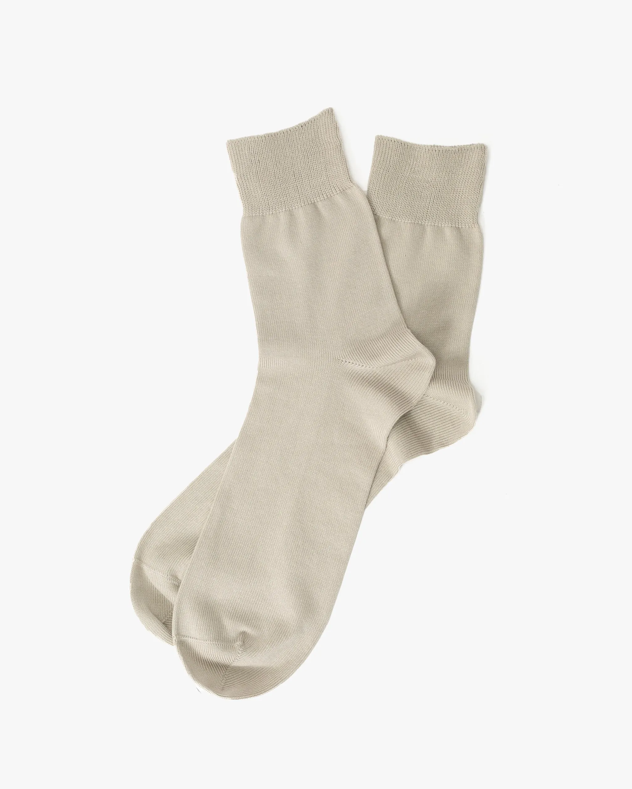 Knitwin, Crew Socks, Egyptian Cotton, Praha Light Gray sold by Kiriko