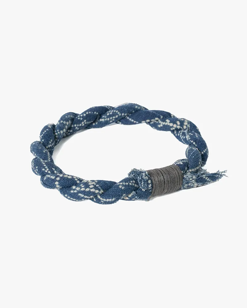 Boet x Kiriko Bracelet, Light Blue with White Katazome sold by Kiriko product image thumbnail 2