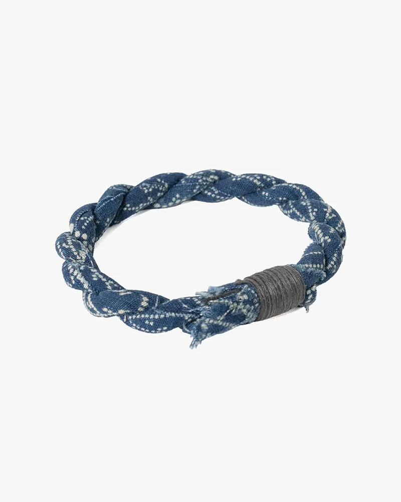 Boet x Kiriko Bracelet, Light Blue with White Katazome sold by Kiriko product image thumbnail 3