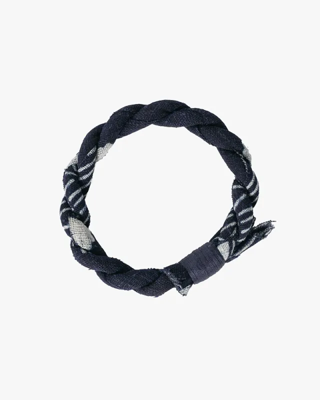 Boet x Kiriko Bracelet, Indigo with White Katazome sold by Kiriko