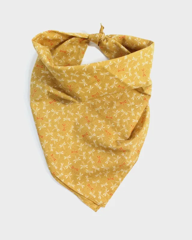 Kiriko Original Bandana, Classic, Yellow Tonbo sold by Kiriko
