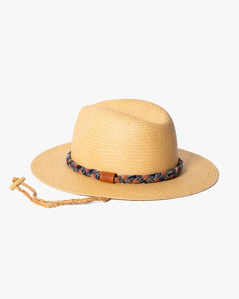 Kiriko Custom Panama Hat, Straw, Braided Indigo with Canyon Accents sold by Kiriko product image thumbnail 2