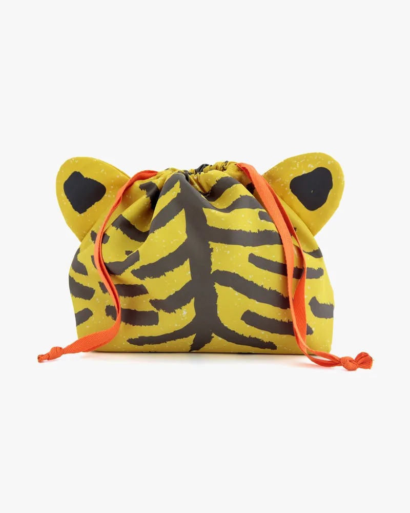 Lunch Bag/Kinchaku, Bisque, Momonga Series sold by Kiriko product image thumbnail 4