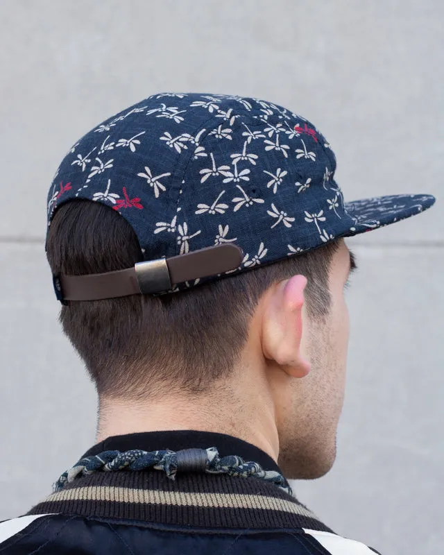 5-Panel Indigo Tonbo with Red Cap sold by Kiriko product image thumbnail 2