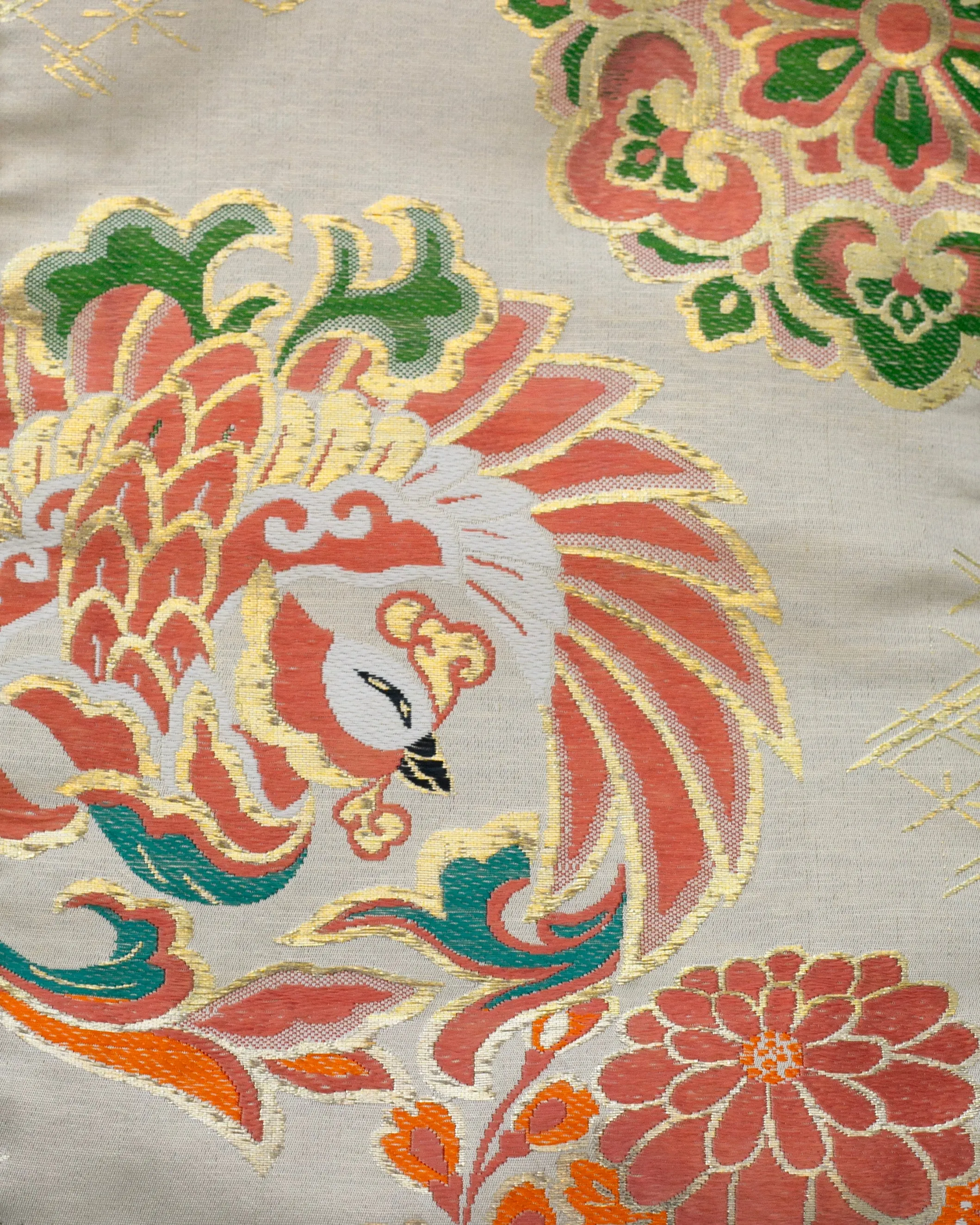 Kiriko Original Waxed Canvas Obi Tote Bag, Black, Tsuru and Kozuchi sold by Kiriko product image thumbnail 5