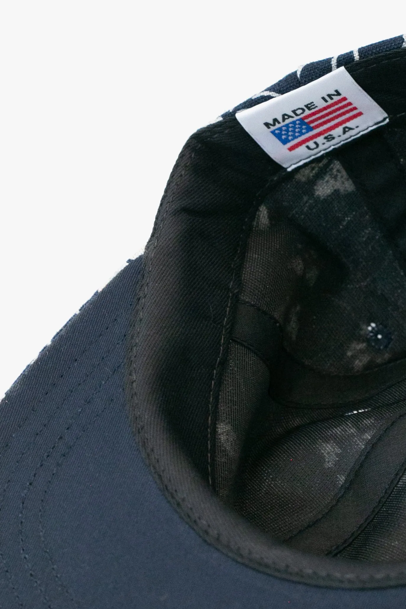 Kiriko Original Cap, 6-Panel Indigo Tsubaki with Solid Indigo Underbill sold by Kiriko product image thumbnail 4