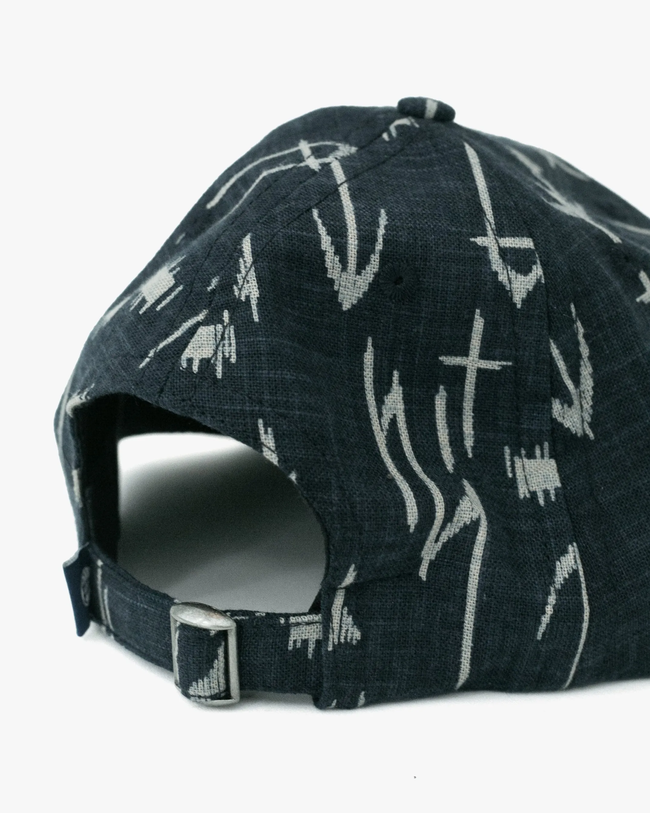 Kiriko Original Cap, 6-Panel Indigo Arrow with Solid Indigo Underbill sold by Kiriko product image thumbnail 2