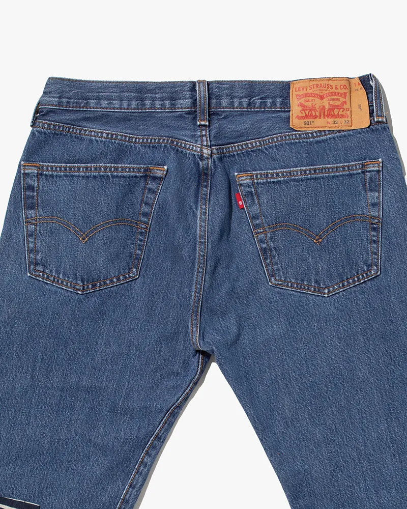 Kiriko Custom Patched Denim Jeans, Levi's Brand, 10 sold by Kiriko product image thumbnail 5