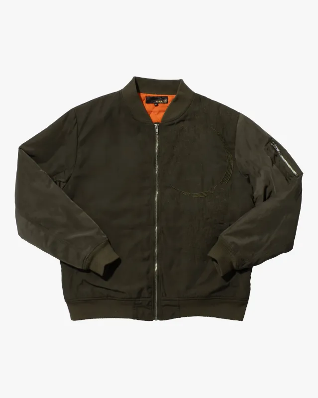 Japanese Repro, Bomber Jacket - Dragon and Floral - XL sold by Kiriko