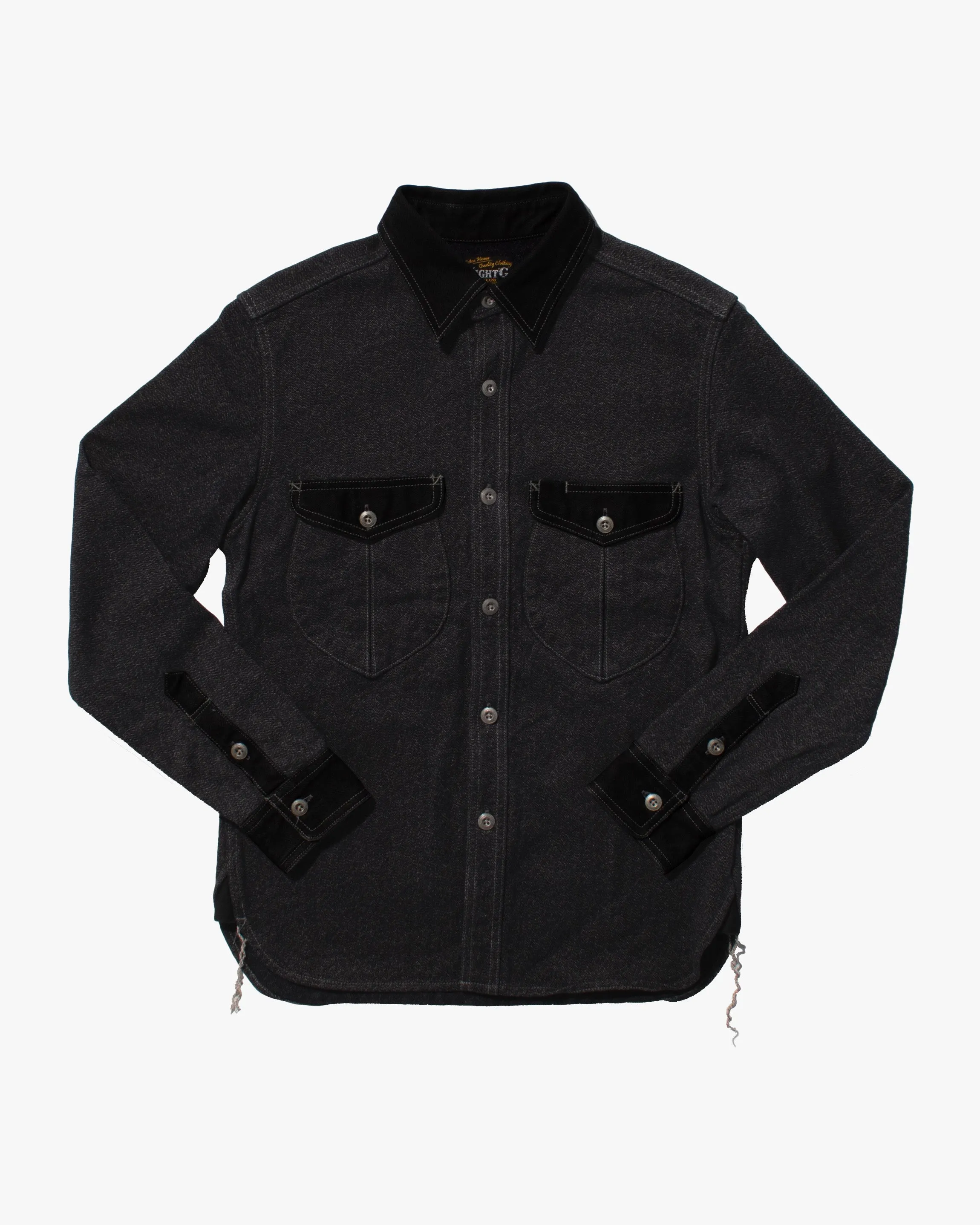 Japanese Repro, M, Eight-G, Indigo Cotton Twill Jacket sold by Kiriko