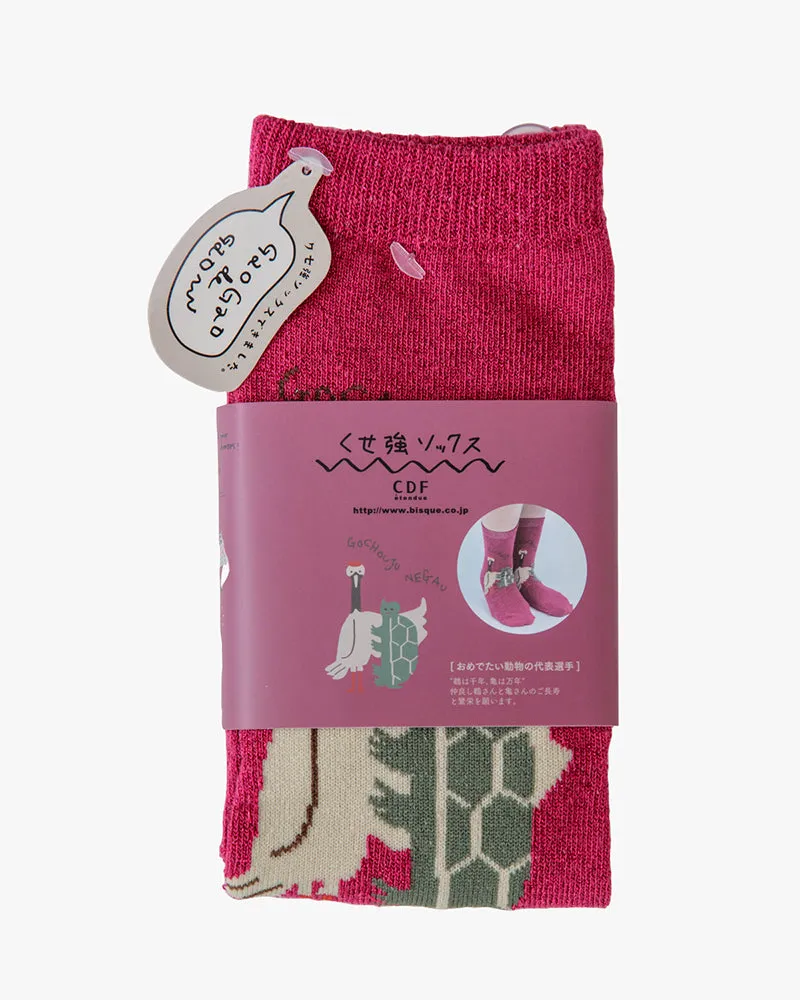 Socks, Bisque, CDF Etendue, Crane & Turtle, Pink sold by Kiriko