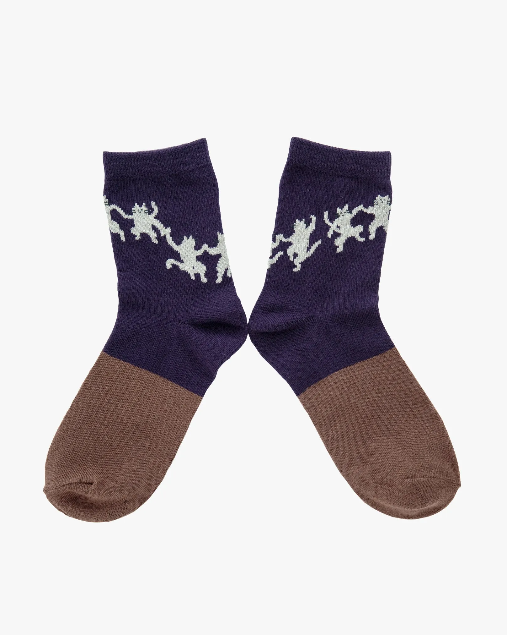 Bisque, CDF Etendue, Dancing Cat, Purple and Brown sold by Kiriko product image thumbnail 2