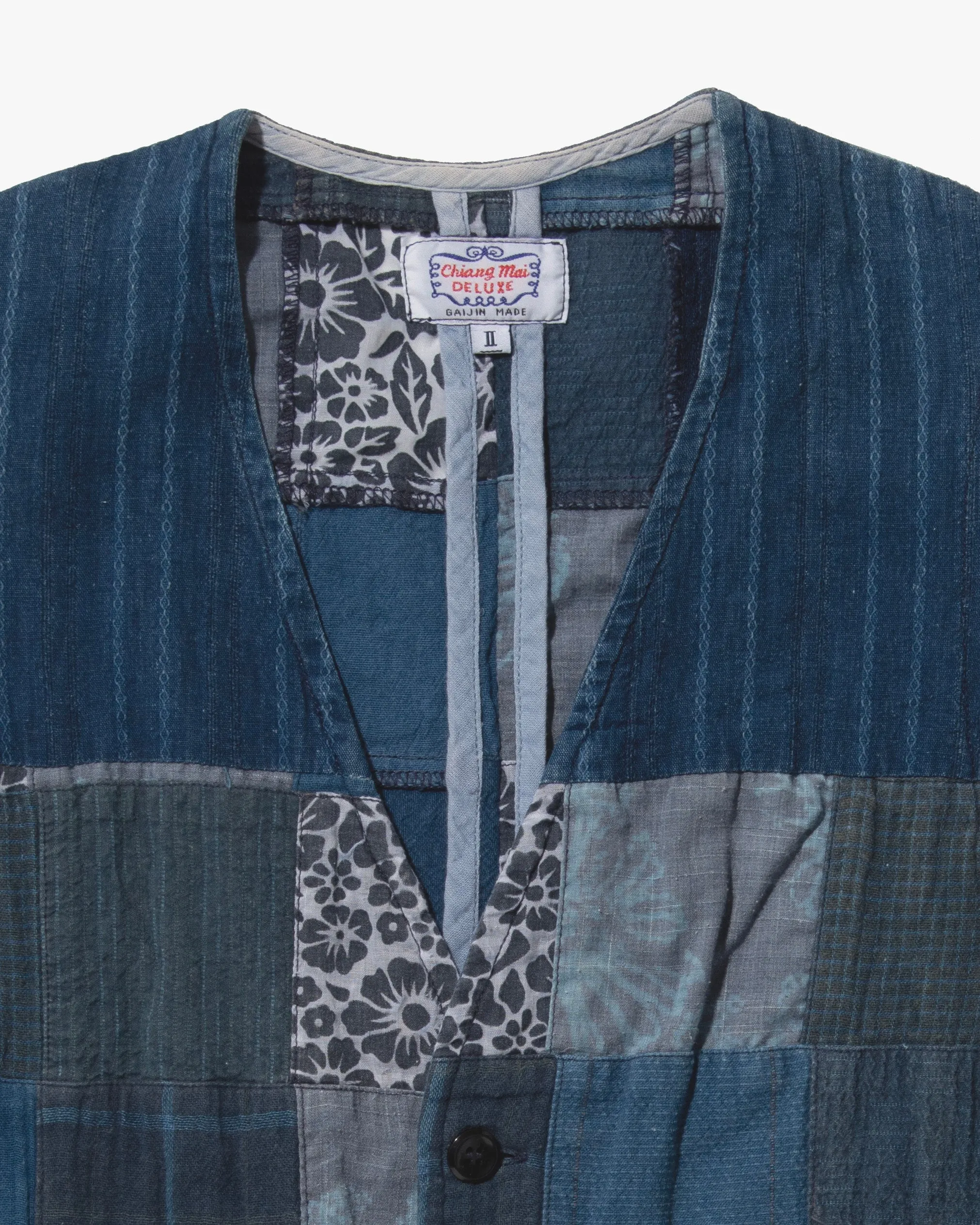 Japanese Repro, Chiang Mai Deluxe, Patchwork Vest - M sold by Kiriko product image thumbnail 2