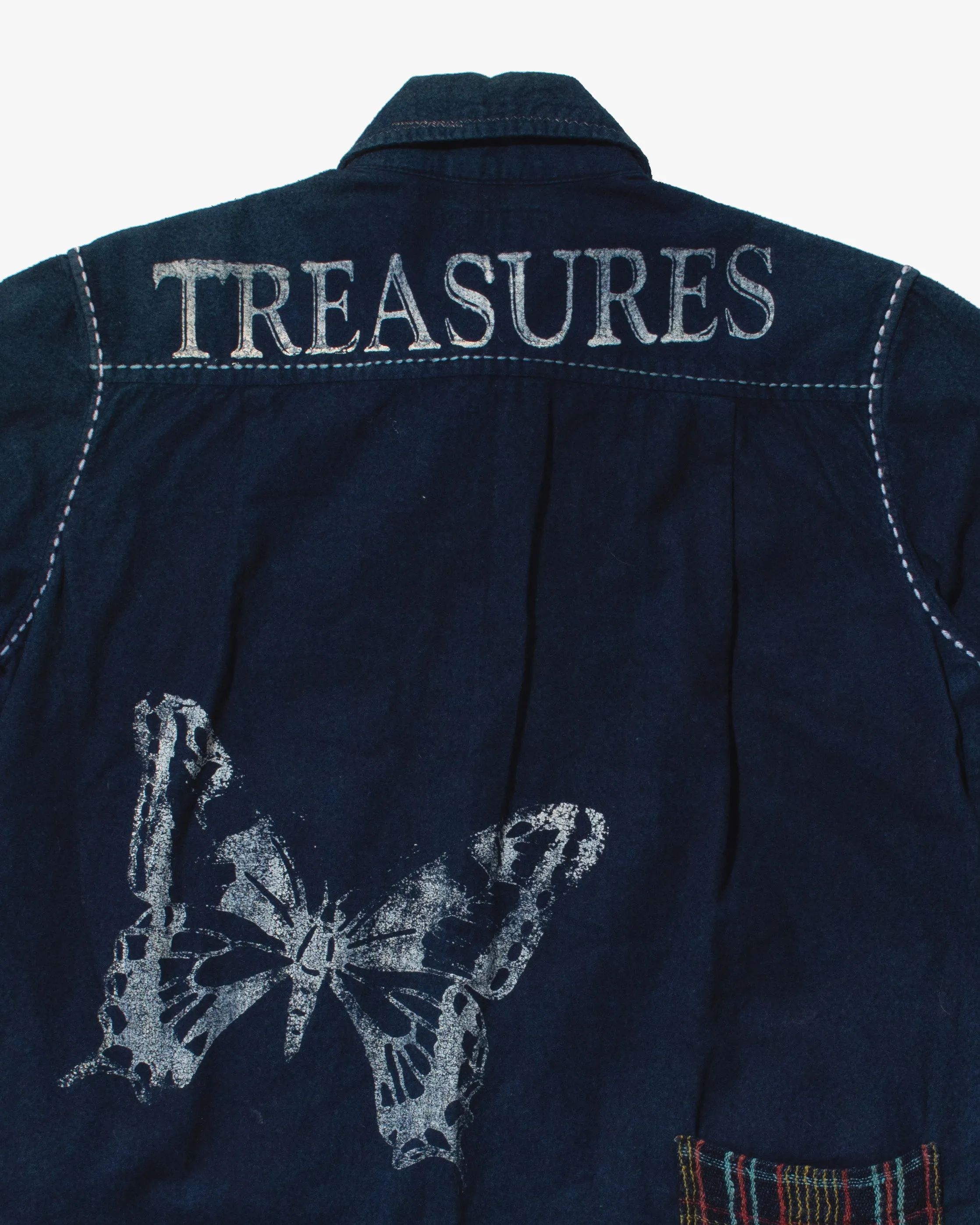 Japanese Repro Flannel Shirt, Chiang Mai Deluxe, Truth of Life - XS sold by Kiriko product image thumbnail 5