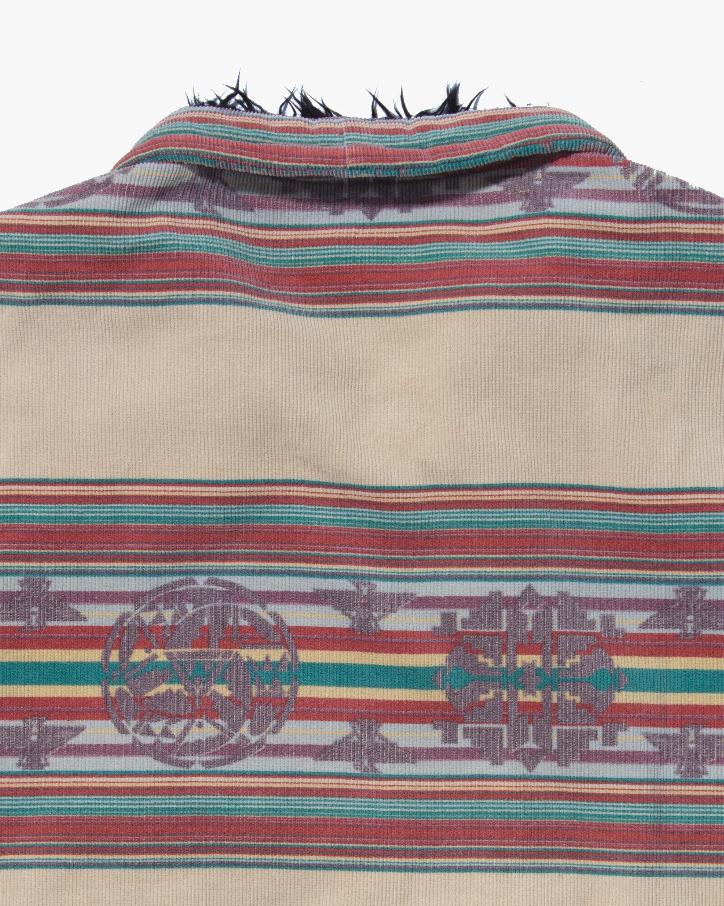 Japanese Repro Corduroy Jacket, XL, Indian, Cream Stripe sold by Kiriko product image thumbnail 5
