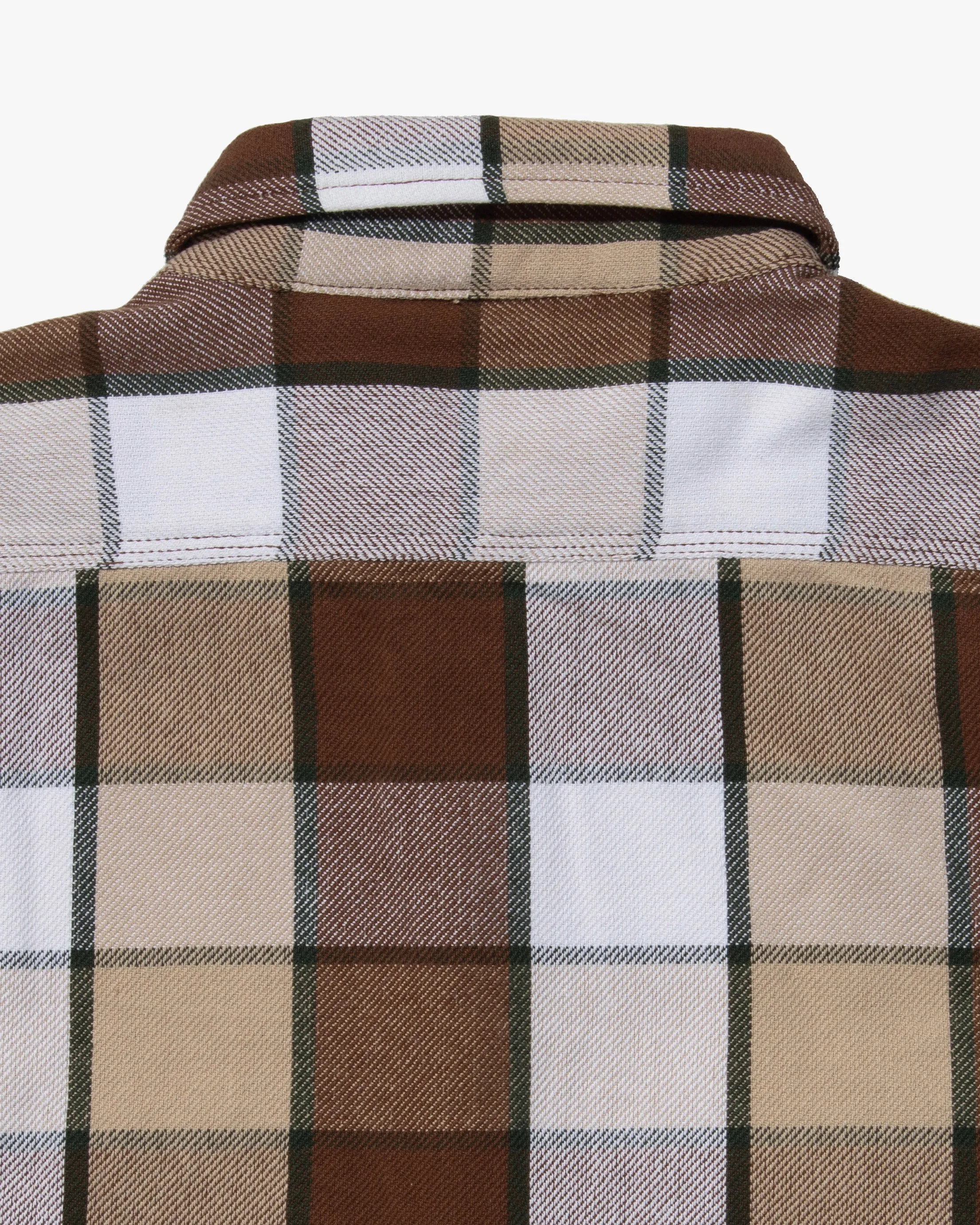 Japanese Repro Woven Shirt, Houston, Brown and Green Plaid - XL sold by Kiriko product image thumbnail 4