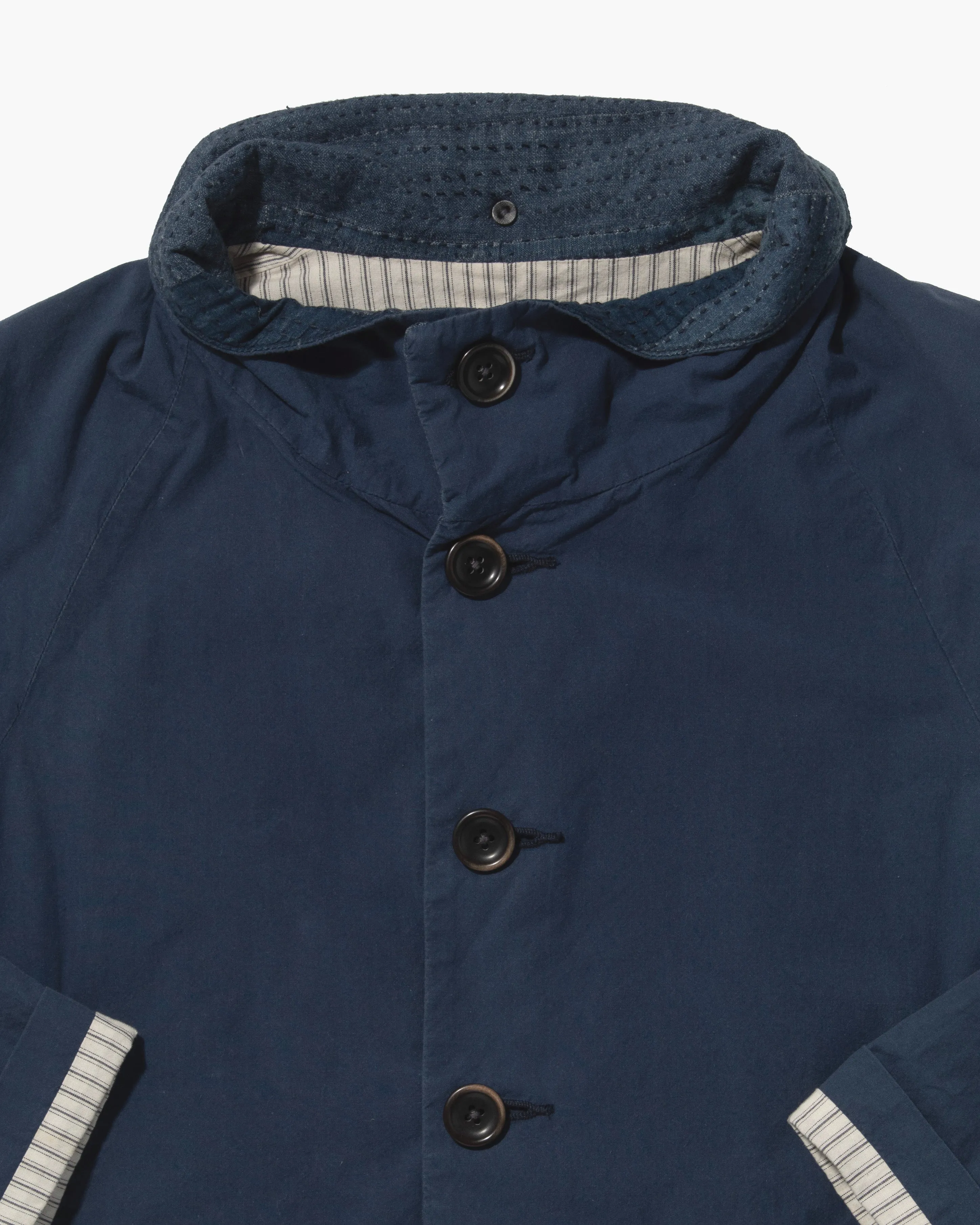 Japanese Repro High Collar Jacket, L, Funset, Blue sold by Kiriko product image thumbnail 2