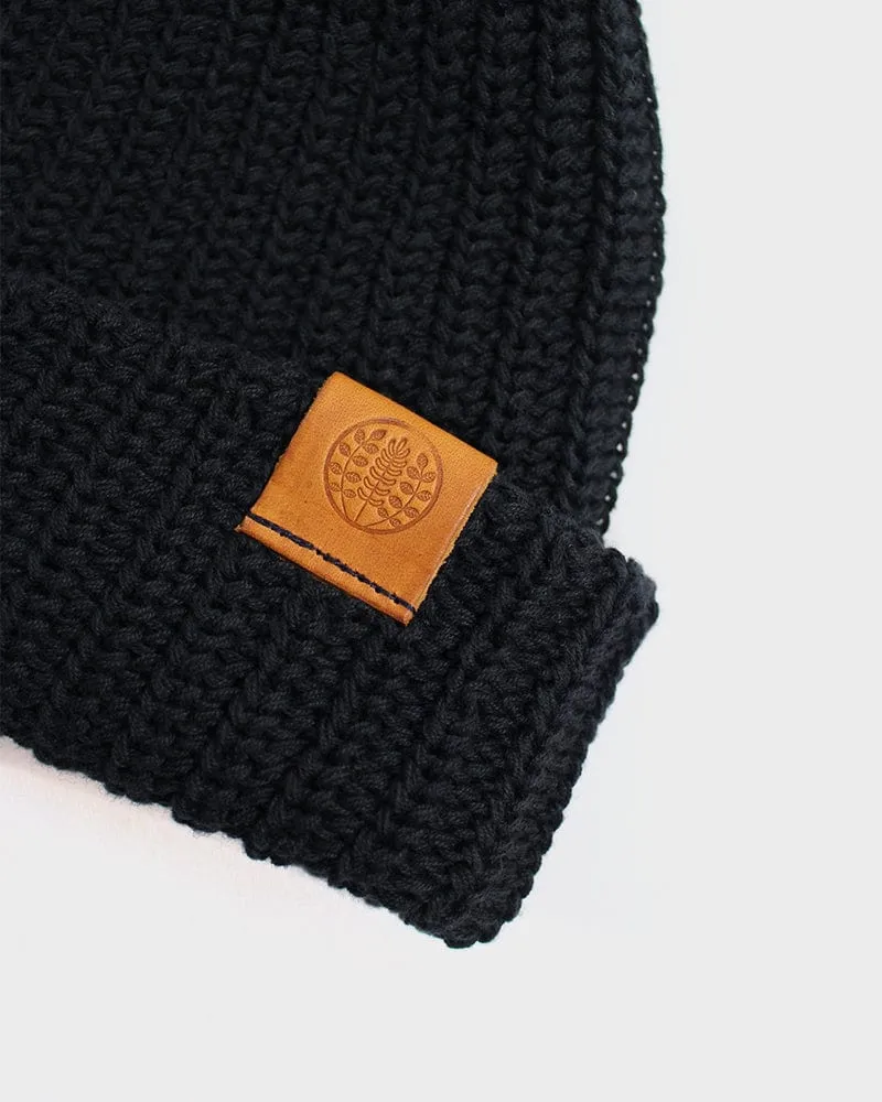 Kiriko Original Knit Cap, Black, 6 ˝ sold by Kiriko product image thumbnail 4