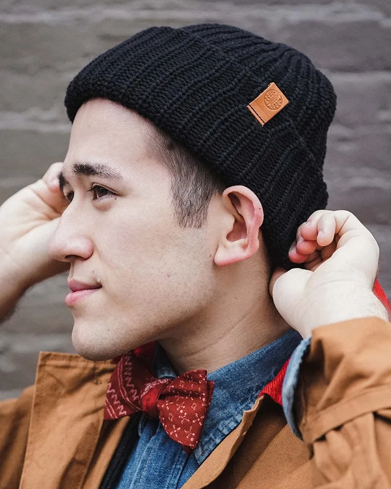 Kiriko Original Knit Cap, Black, 6 ˝ sold by Kiriko