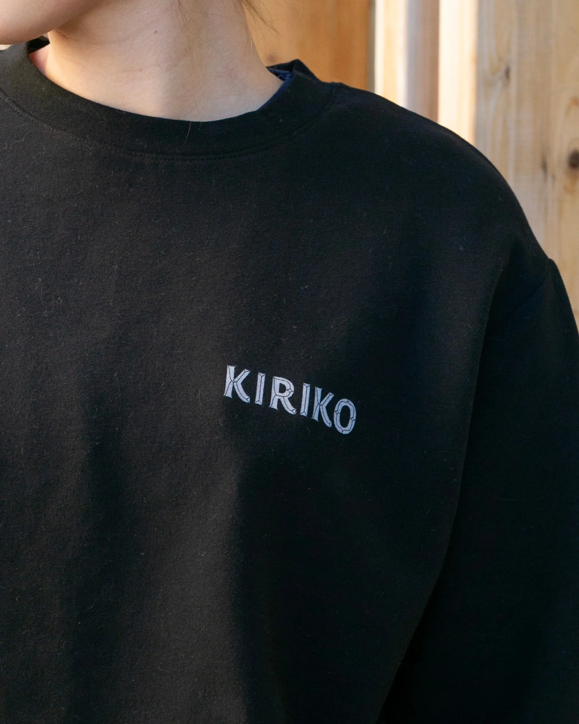 Kiriko Original Crewneck, Printed Koi-Dragon, Black sold by Kiriko product image thumbnail 4