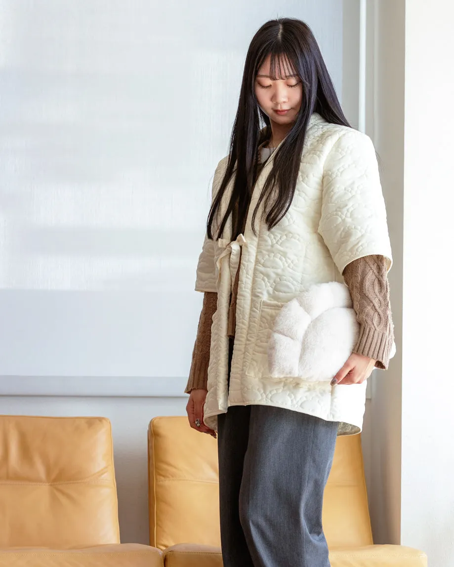 Bisque, Quilted Hanten, Gyoza sold by Kiriko