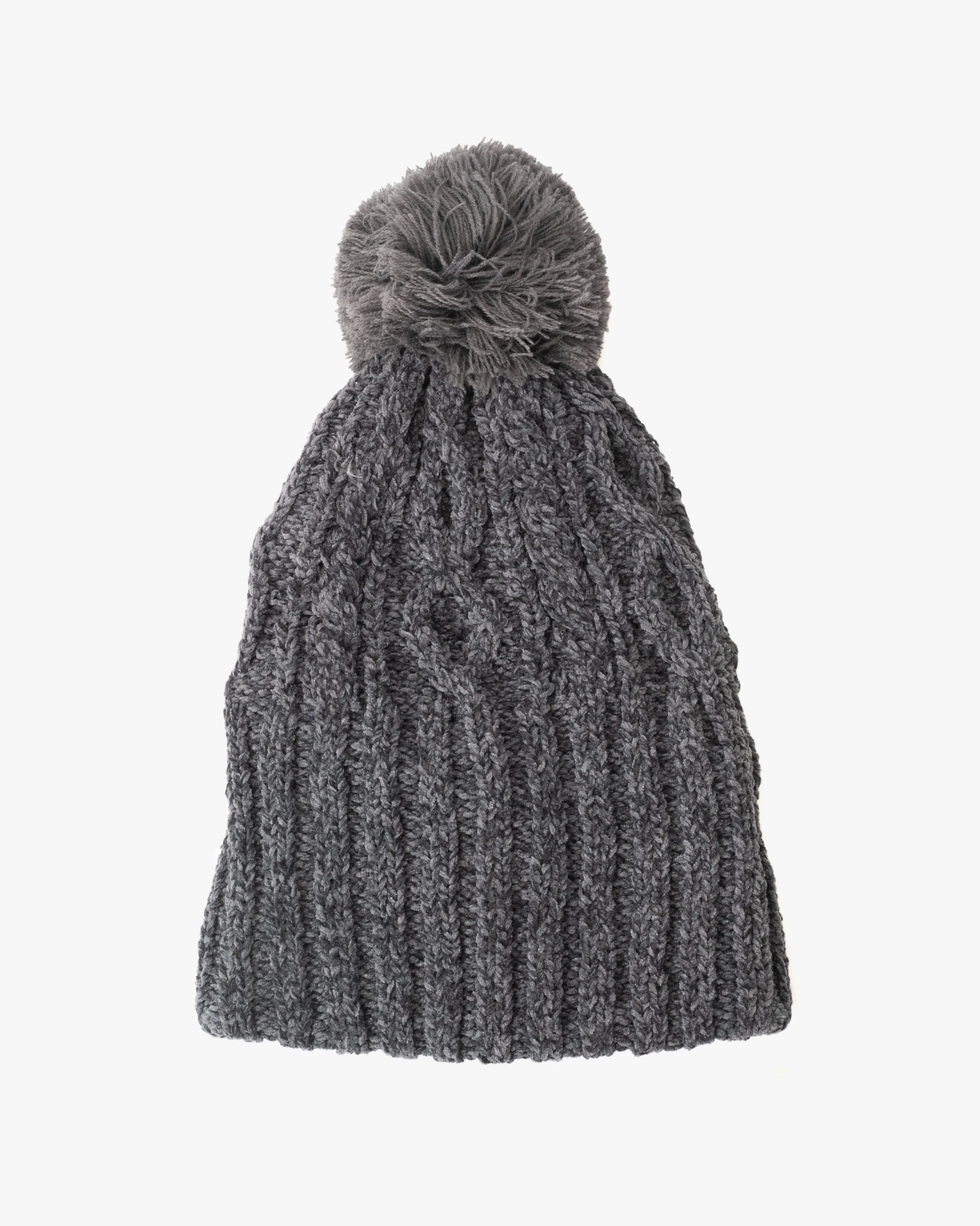 Knit Beanie, Bisque, Gray sold by Kiriko product image thumbnail 2