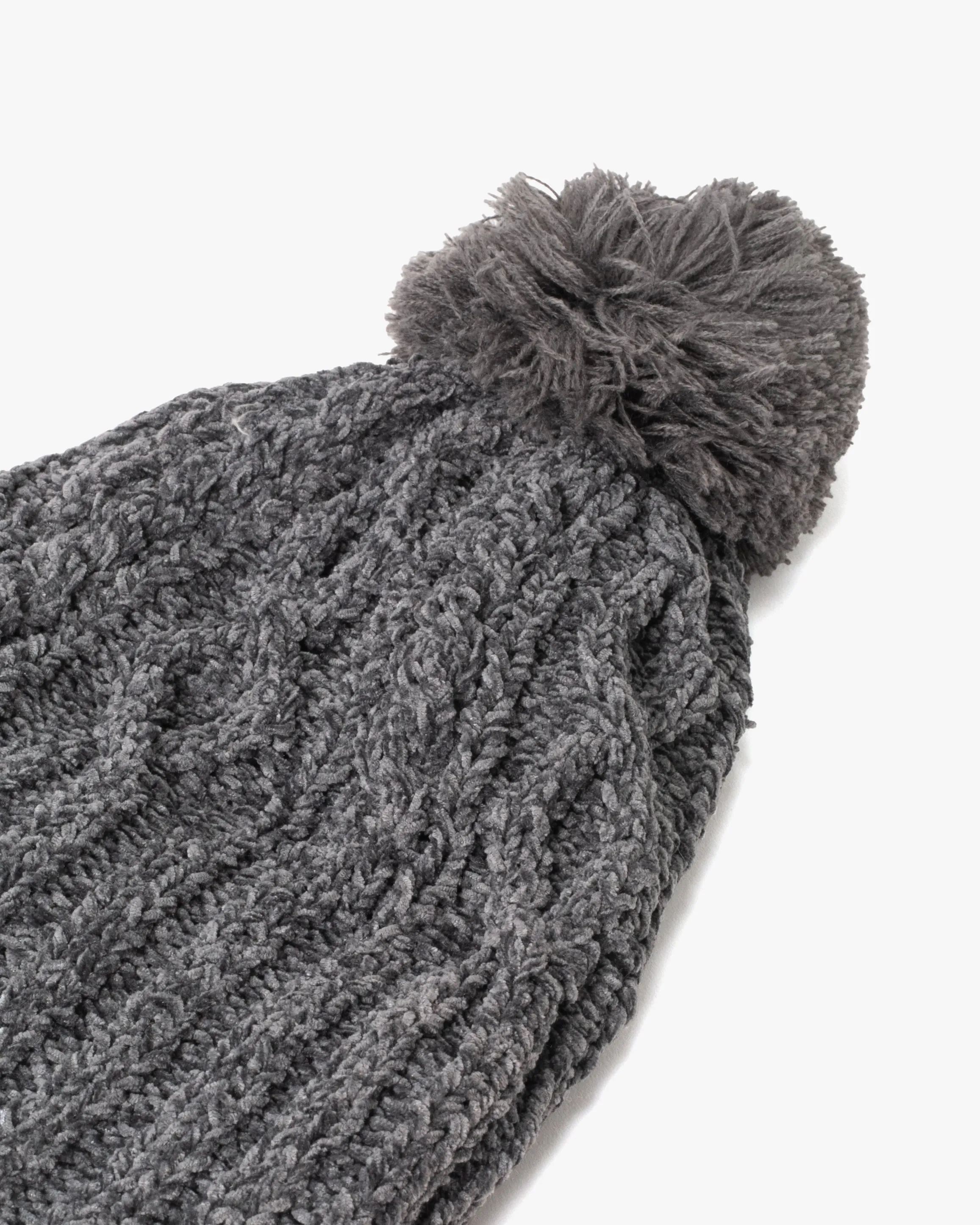 Knit Beanie, Bisque, Gray sold by Kiriko product image thumbnail 3