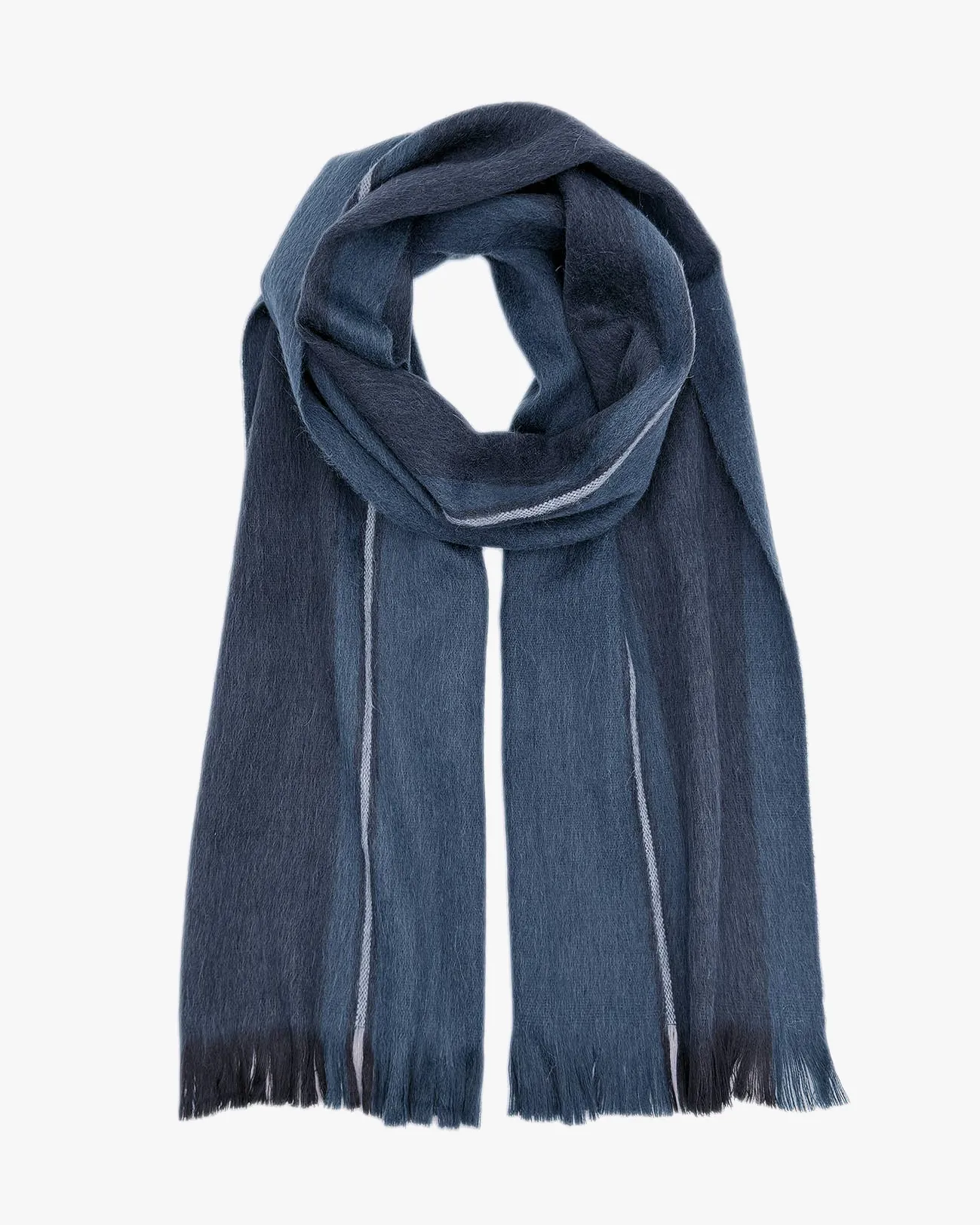 Shupaca Alpaca, Scarf, Cobalt Blue sold by Kiriko