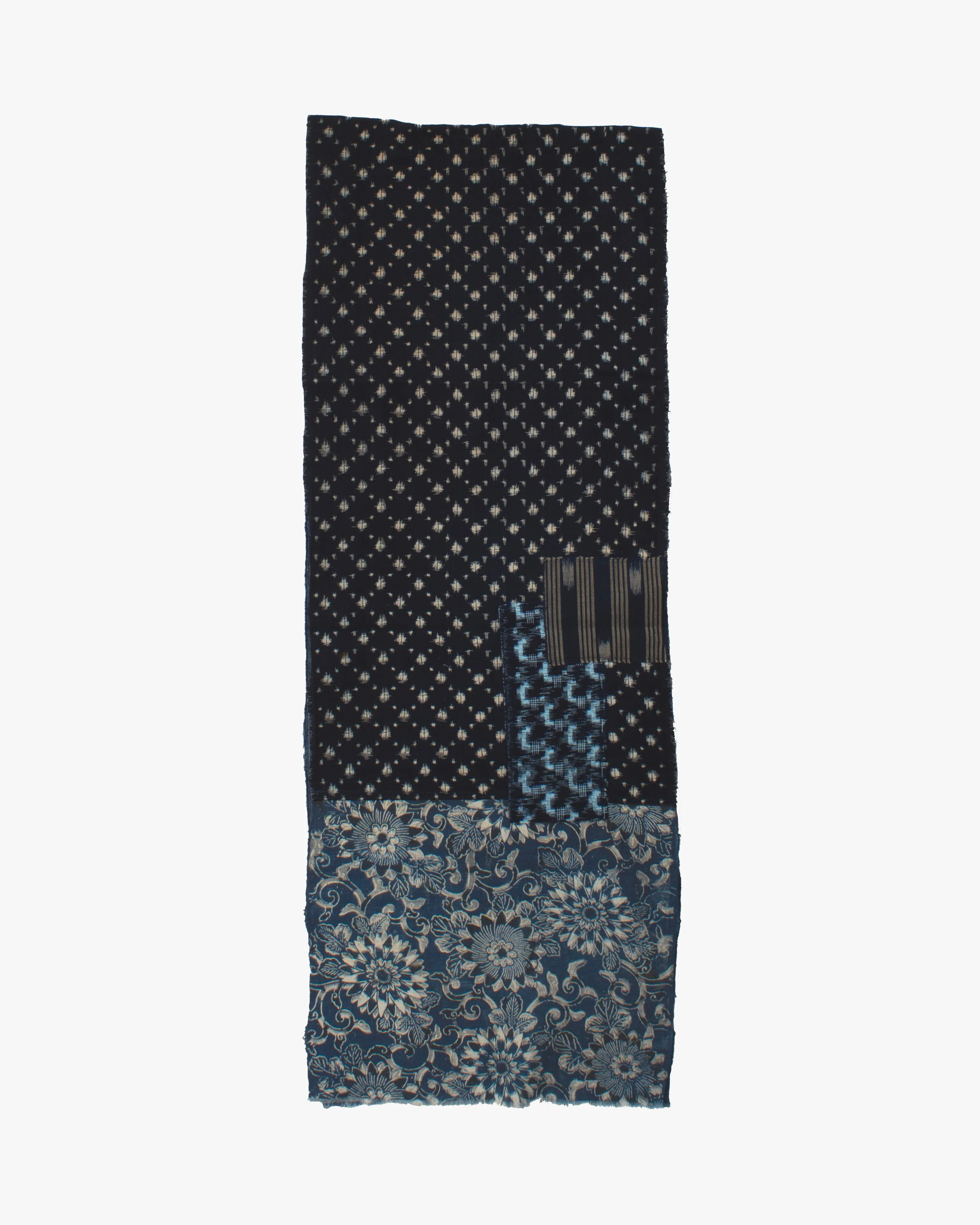 Kiriko Original Scarf, Patched Boro, Indigo, 31 sold by Kiriko product image thumbnail 4