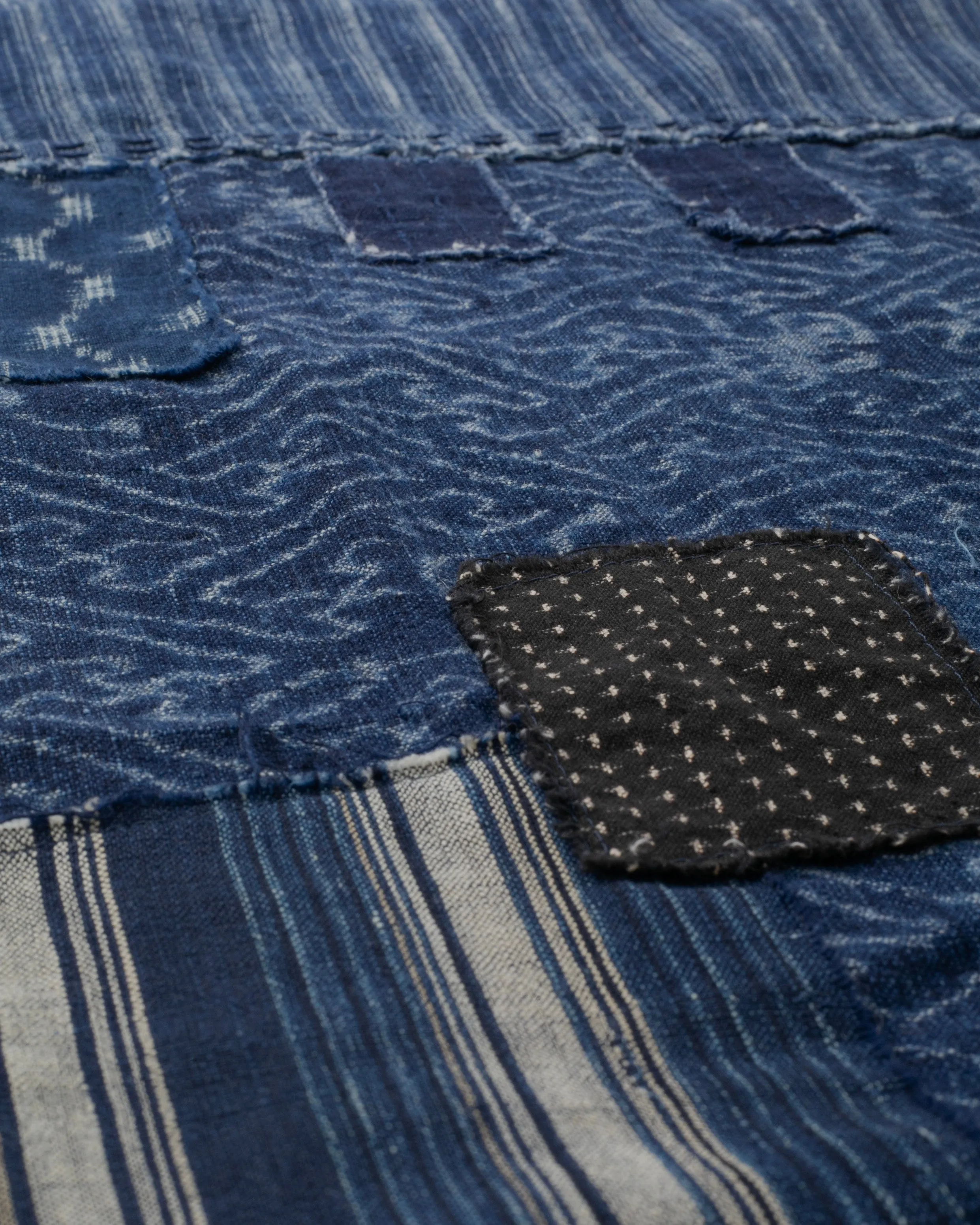 Kiriko Original Scarf, Patched Boro, Indigo, 34 sold by Kiriko product image thumbnail 2