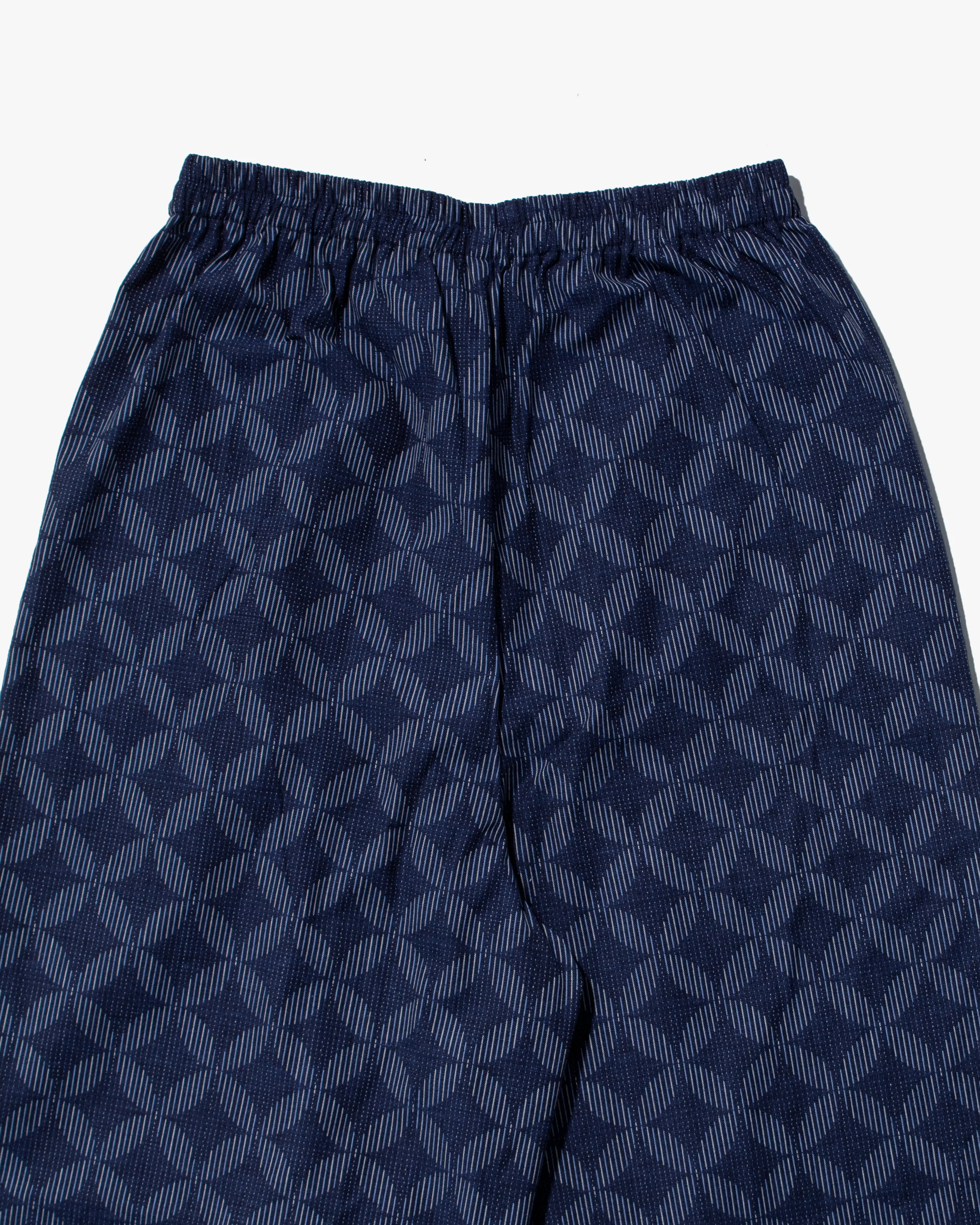 Kiriko x ToK, Lantern Pants, Blue with Shima Asanoha sold by Kiriko product image thumbnail 3