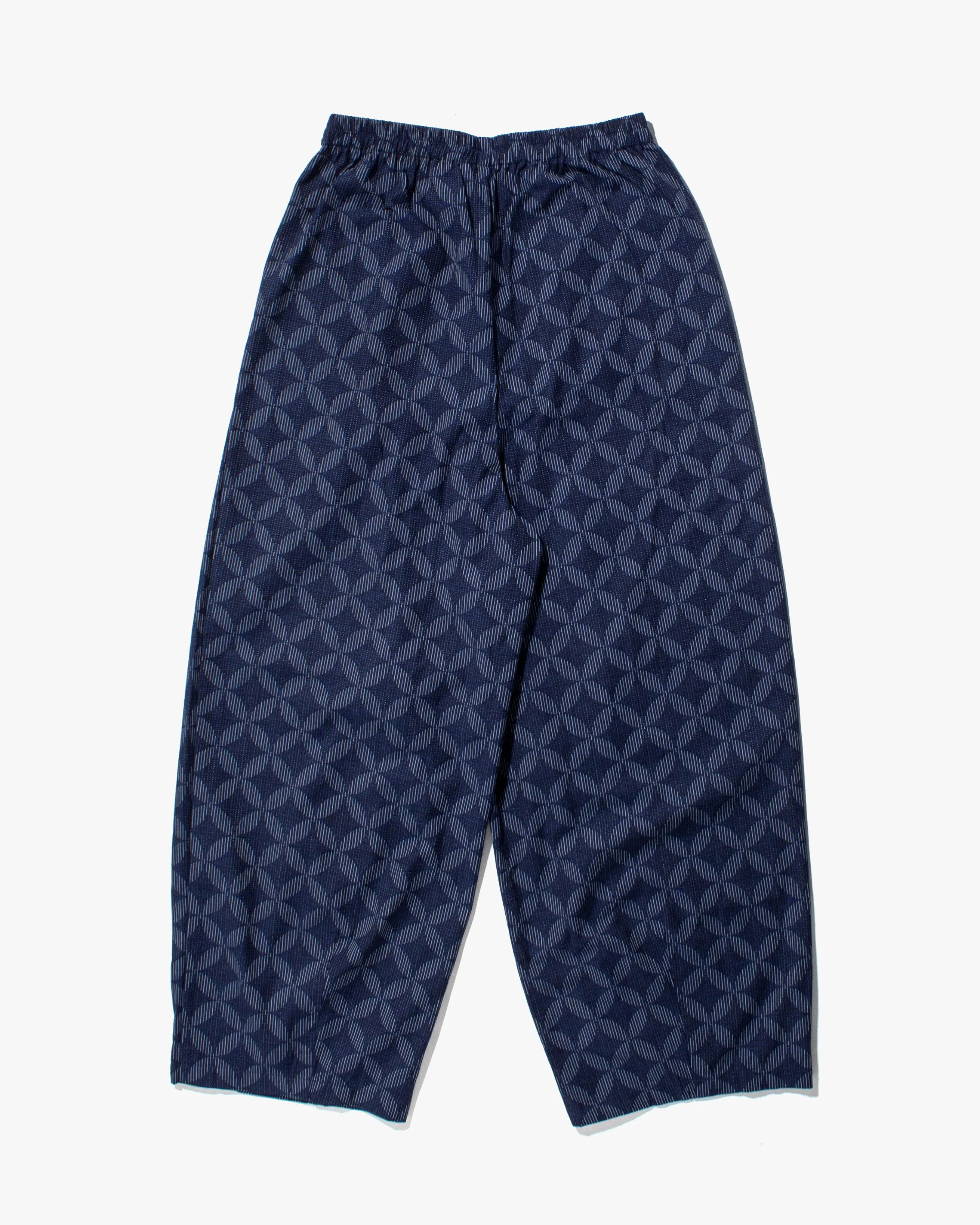 Kiriko x ToK, Lantern Pants, Blue with Shima Asanoha sold by Kiriko product image thumbnail 4