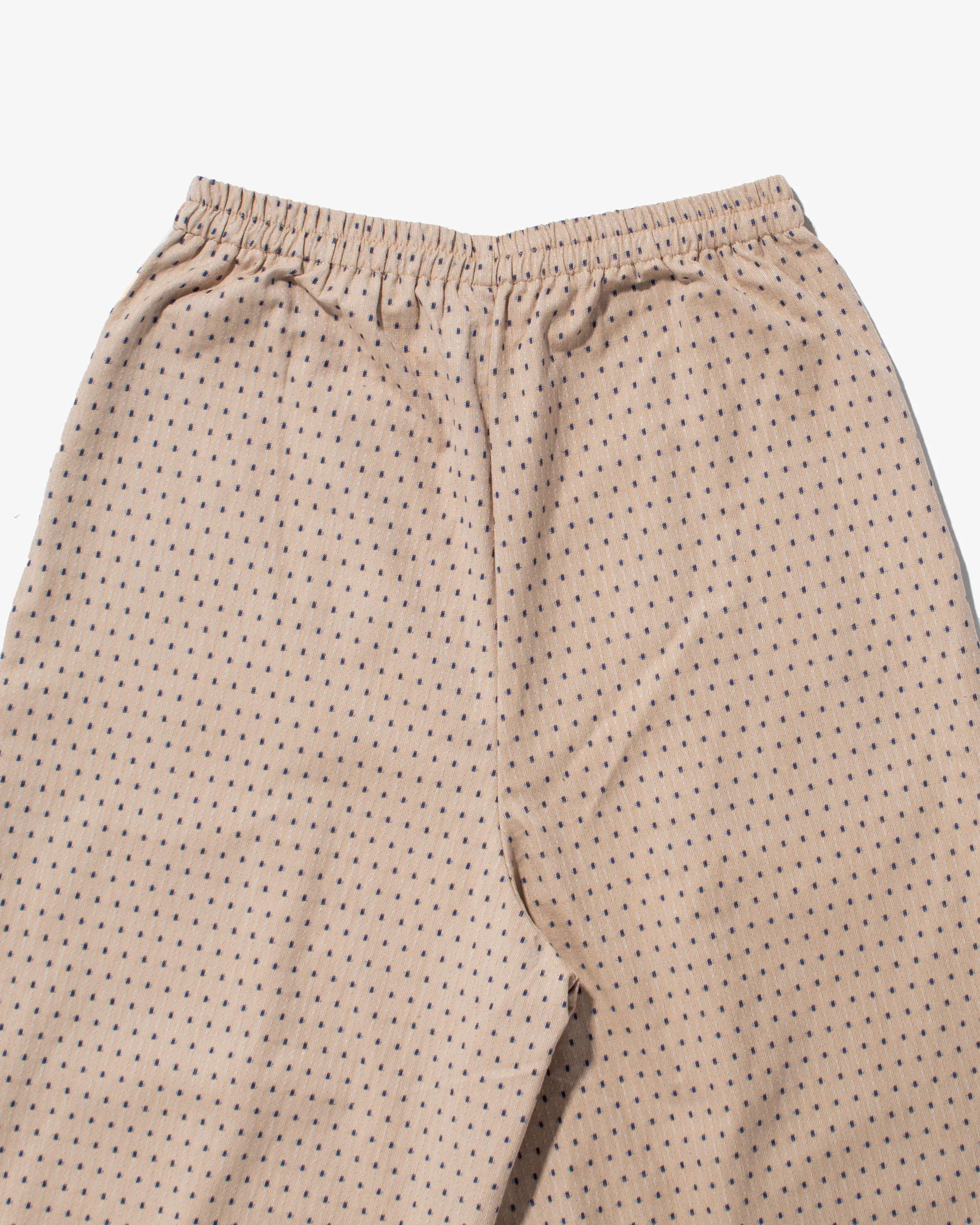 Kiriko x ToK, Lantern Pants, Beige with Blue Dots sold by Kiriko product image thumbnail 5
