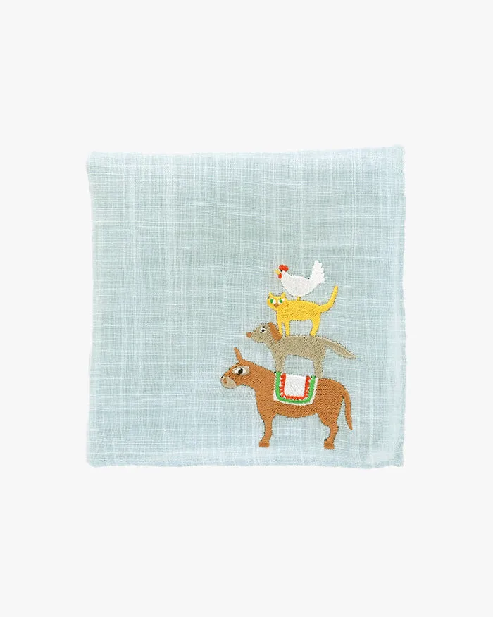 Japanese Handkerchief, Hikkomi Classic, Animals sold by Kiriko