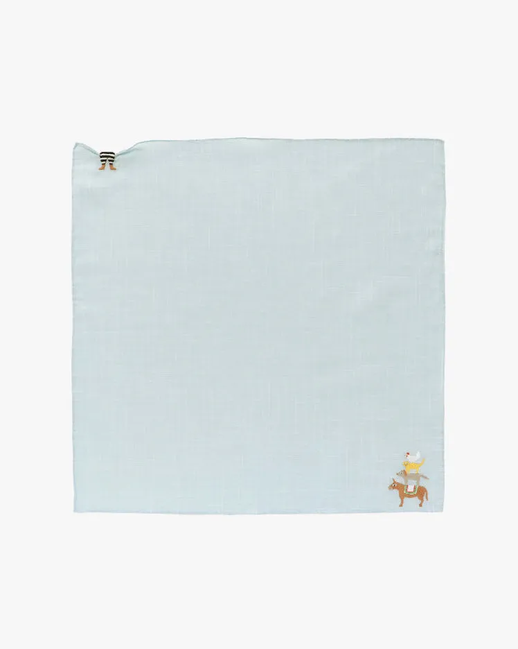 Japanese Handkerchief, Hikkomi Classic, Animals sold by Kiriko product image thumbnail 4