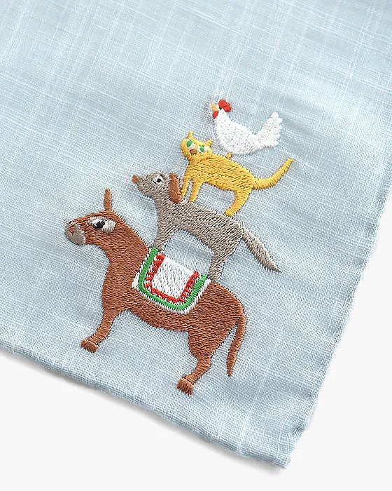 Japanese Handkerchief, Hikkomi Classic, Animals sold by Kiriko product image thumbnail 2