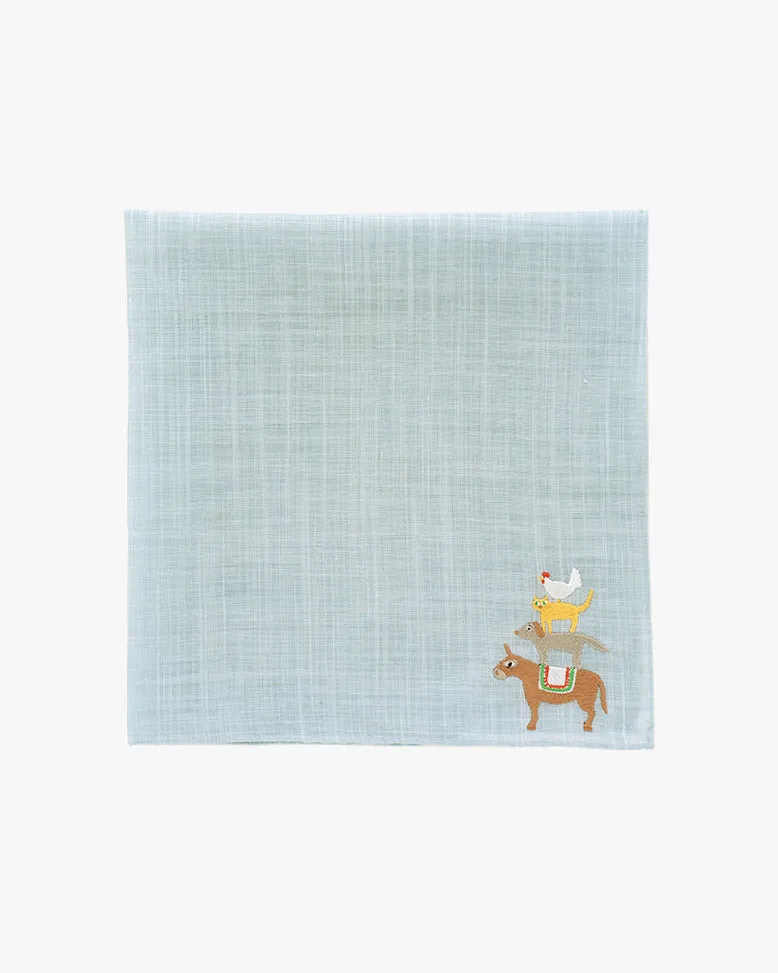 Japanese Handkerchief, Hikkomi Classic, Animals sold by Kiriko product image thumbnail 5