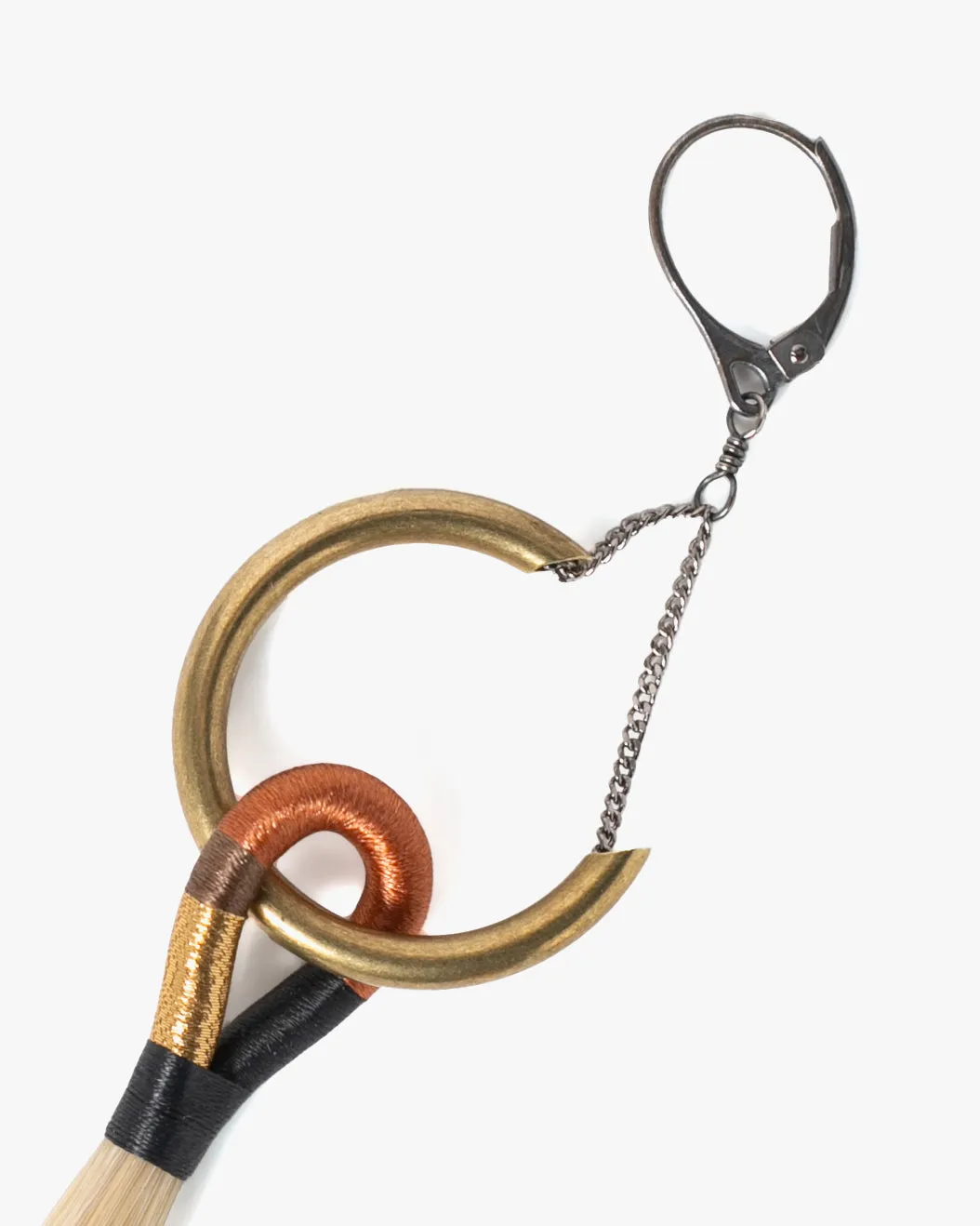 Boet Tiny Dancers Earrings, Black, Copper, and Gold with Blonde sold by Kiriko product image thumbnail 3