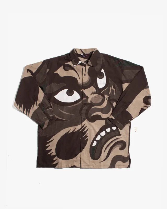 Wa-Modern Shirt, Long Sleeve Button-Up, BR Musya sold by Kiriko