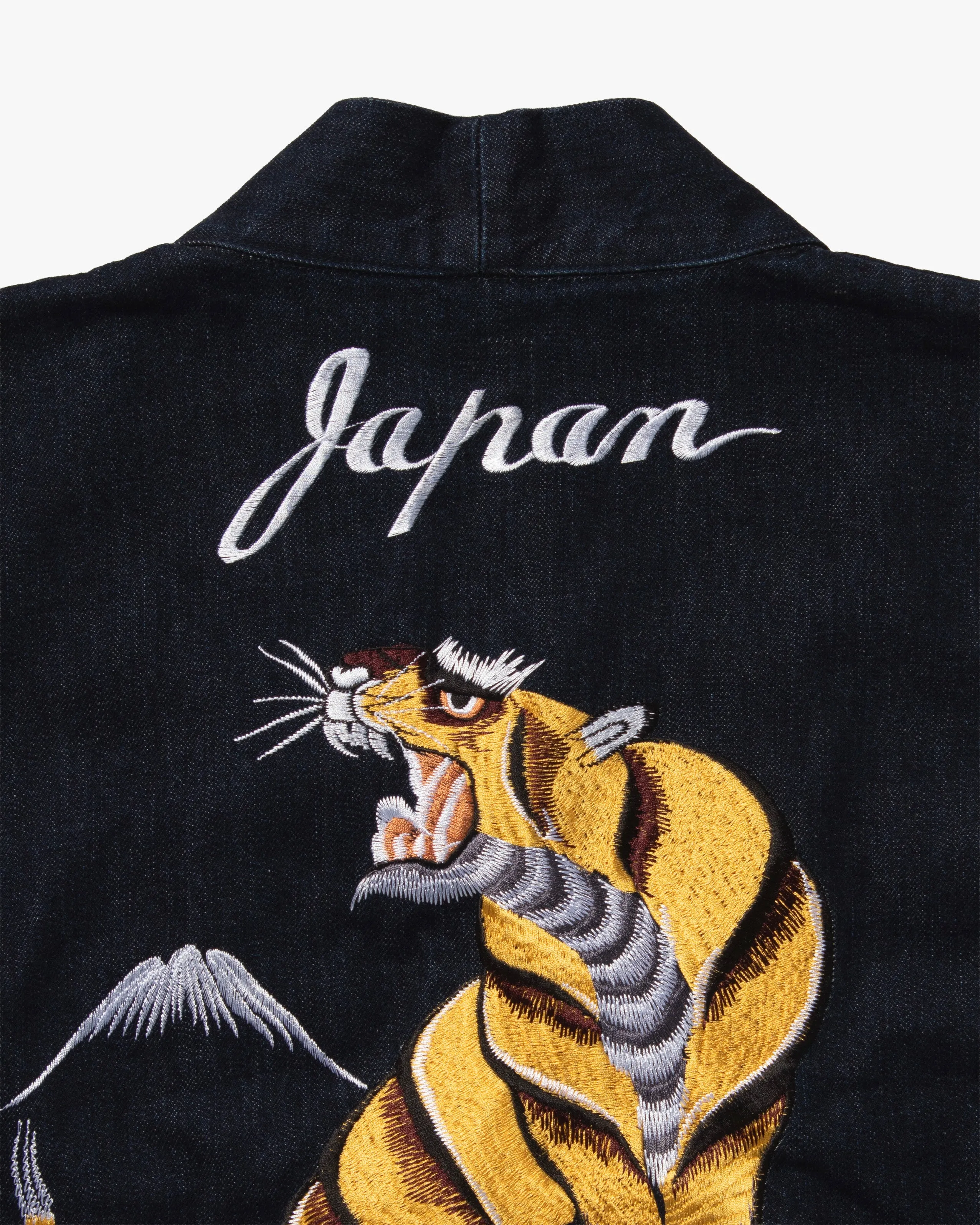 Japanese Repro Noragi, L, Momotaro, Denim Tiger sold by Kiriko product image thumbnail 4