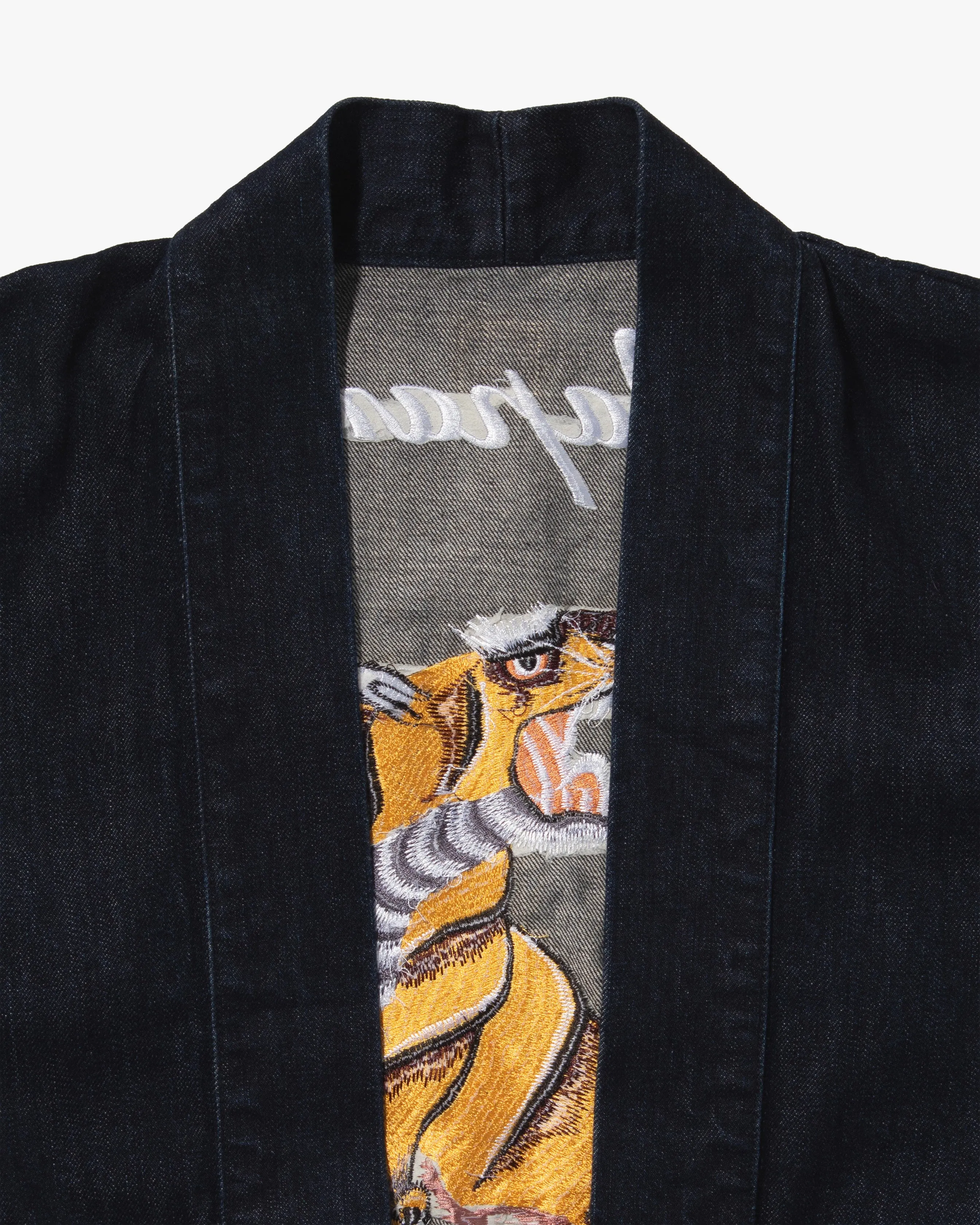 Japanese Repro Noragi, L, Momotaro, Denim Tiger sold by Kiriko product image thumbnail 2