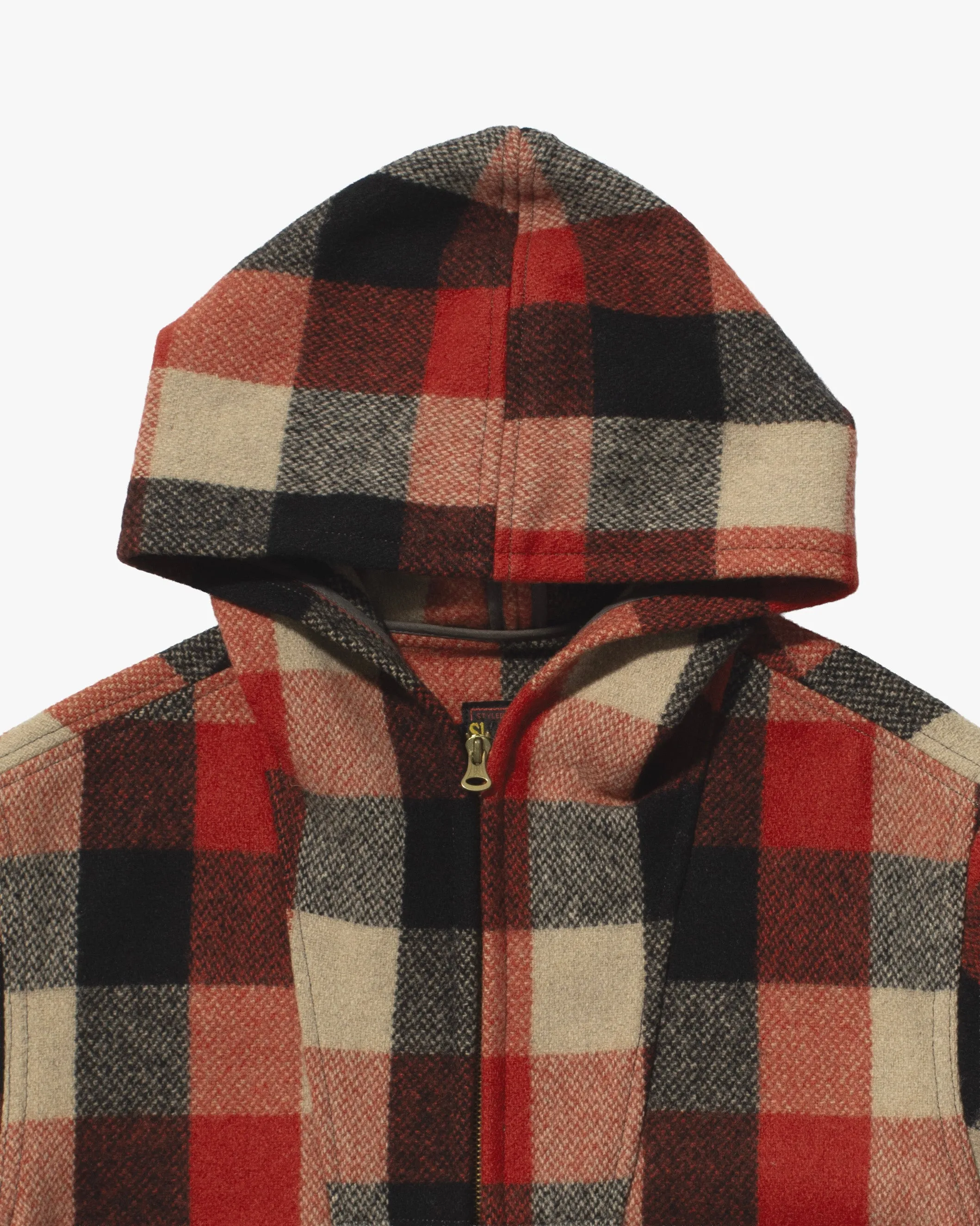 Japanese Repro Zip Hoodie, L, Slap Shot, Red Plaid sold by Kiriko product image thumbnail 2