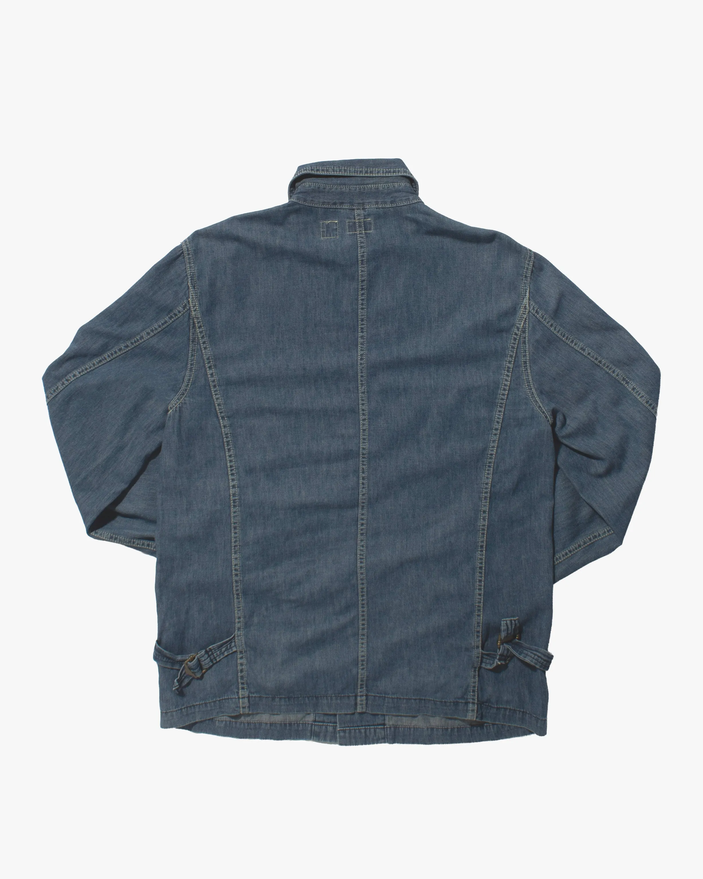 Japanese Repro Chore Coat, M, Barns, Lightweight Denim sold by Kiriko product image thumbnail 3