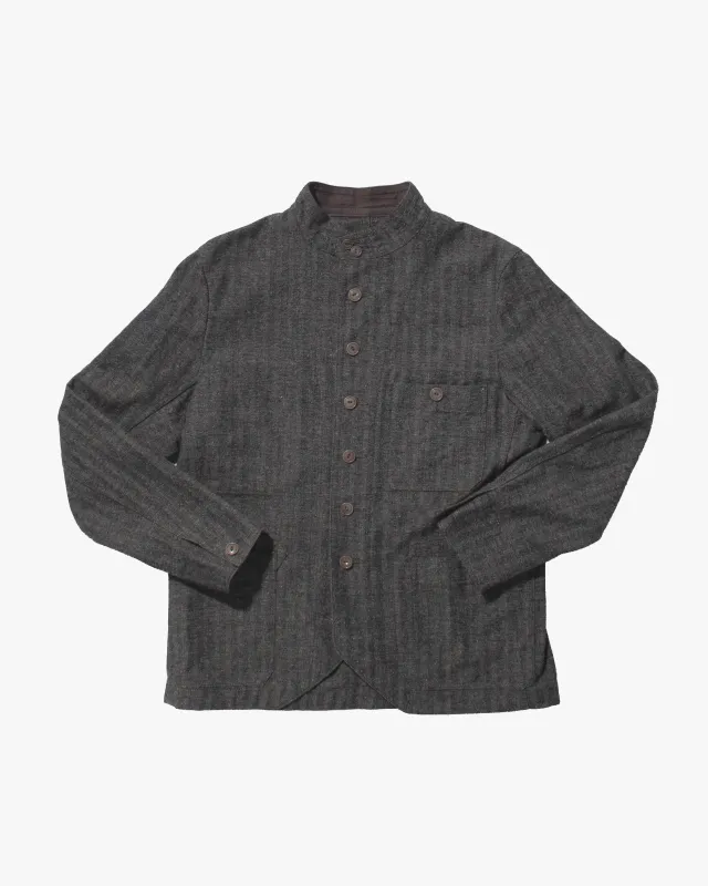 Japanese Repro Chore Coat, L, Sound Ltd, Mandarin Collar sold by Kiriko