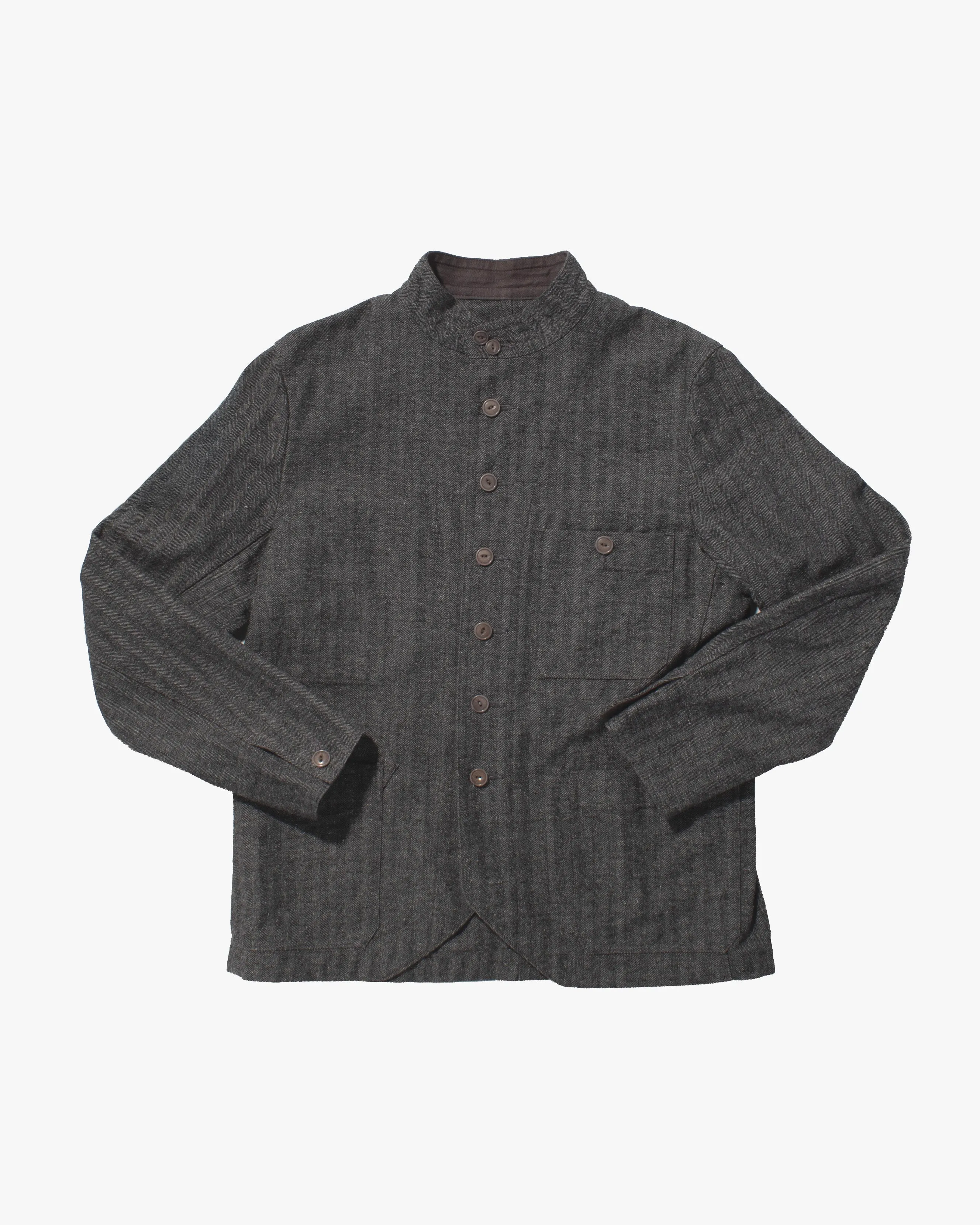 Japanese Repro Chore Coat, L, Sound Ltd, Mandarin Collar sold by Kiriko