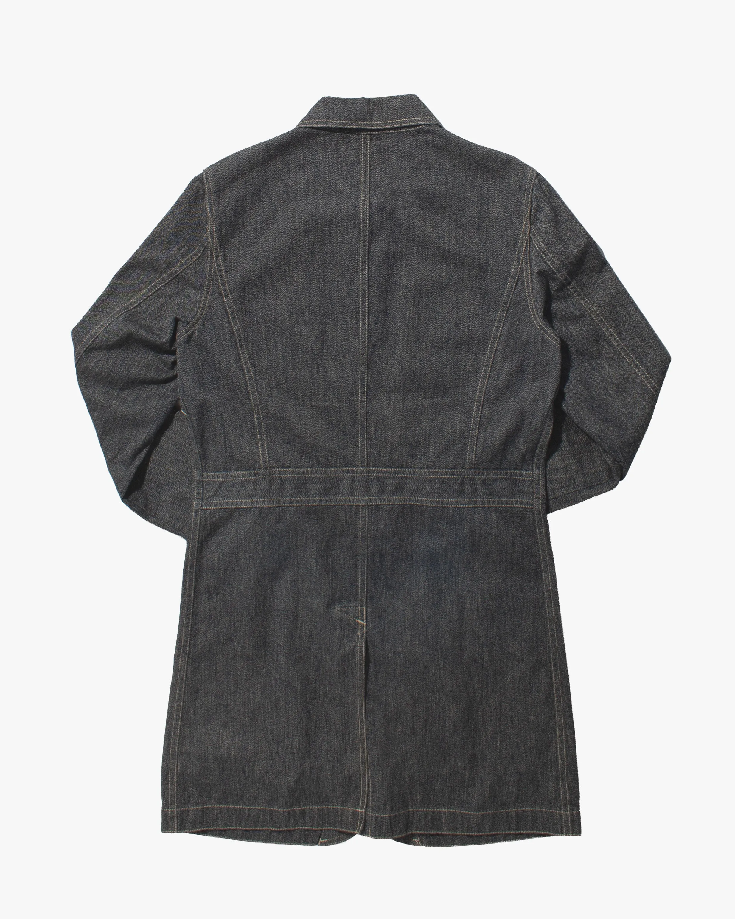 Japanese Repro Chore Coat, S, Duffers, Angled Pockets sold by Kiriko product image thumbnail 3