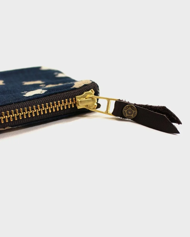 Kiriko Original, Zipper Wallet, Indigo Chidori sold by Kiriko product image thumbnail 3