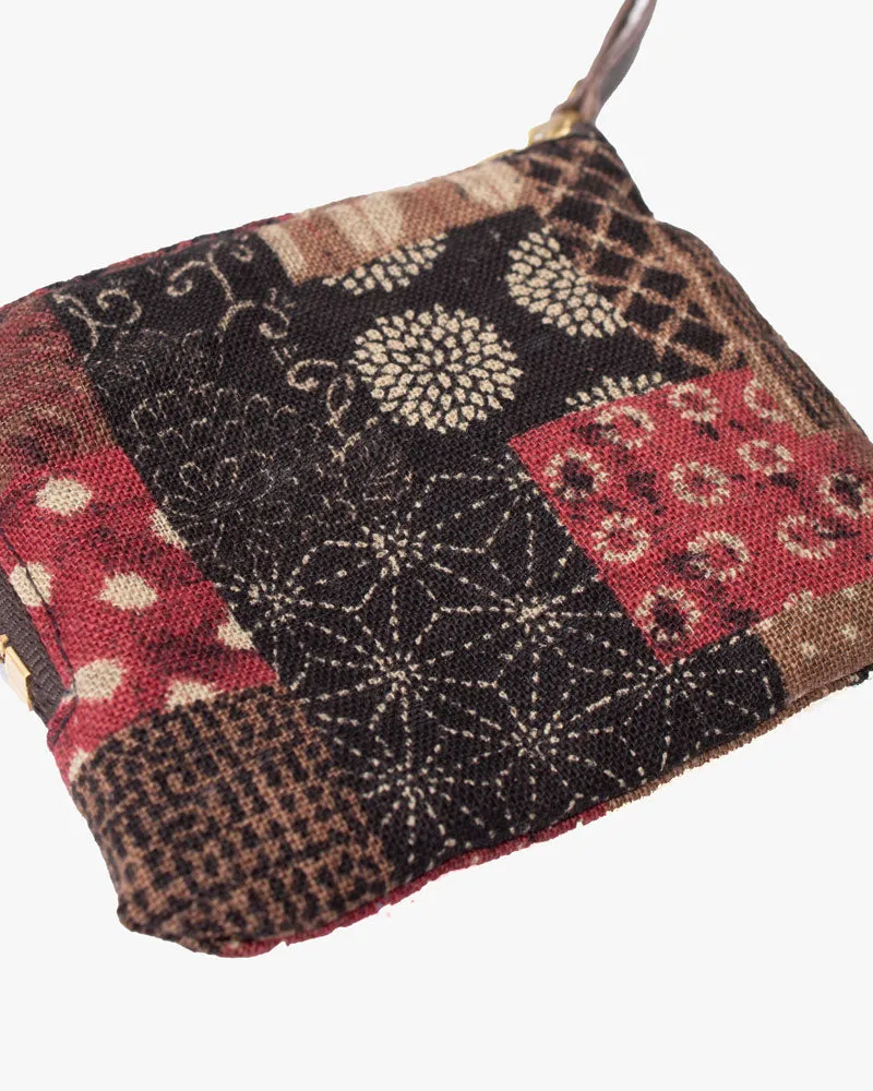 Kiriko Original Zipper Wallet, Azuki Patchwork Style sold by Kiriko product image thumbnail 3