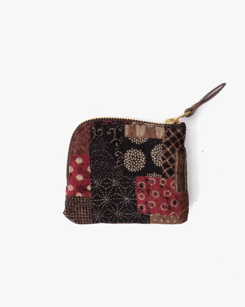 Kiriko Original Zipper Wallet, Azuki Patchwork Style sold by Kiriko product image thumbnail 2