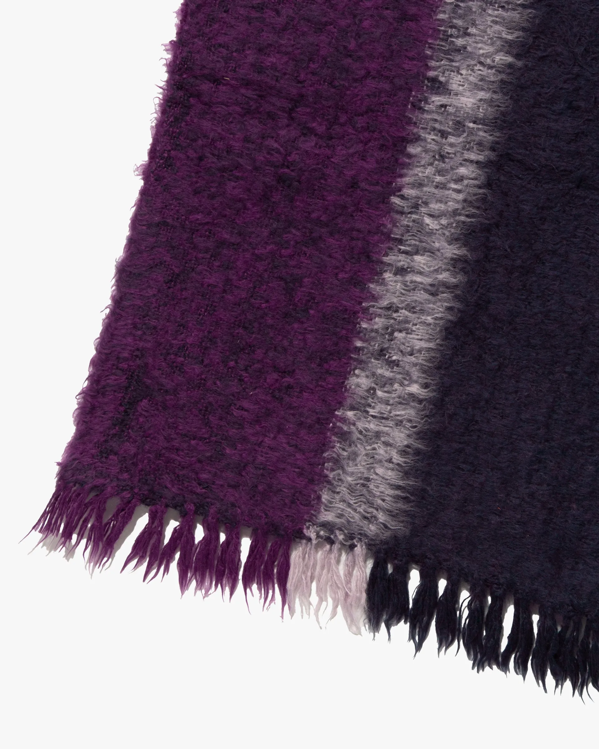 Kobo Oriza Snood, Brushed Cotton, Navy and Purple sold by Kiriko product image thumbnail 4
